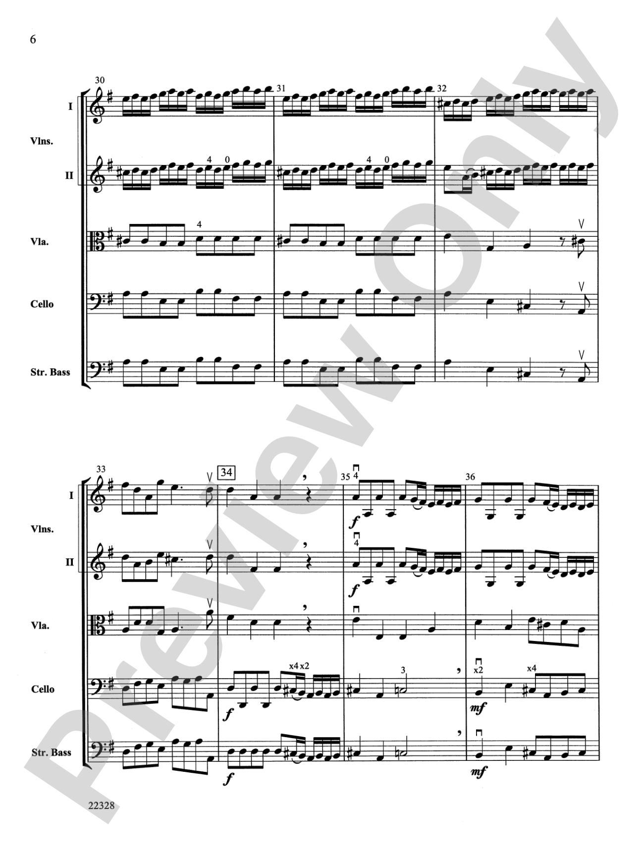 Overture from Alcina: String Orchestra Conductor Score & Parts