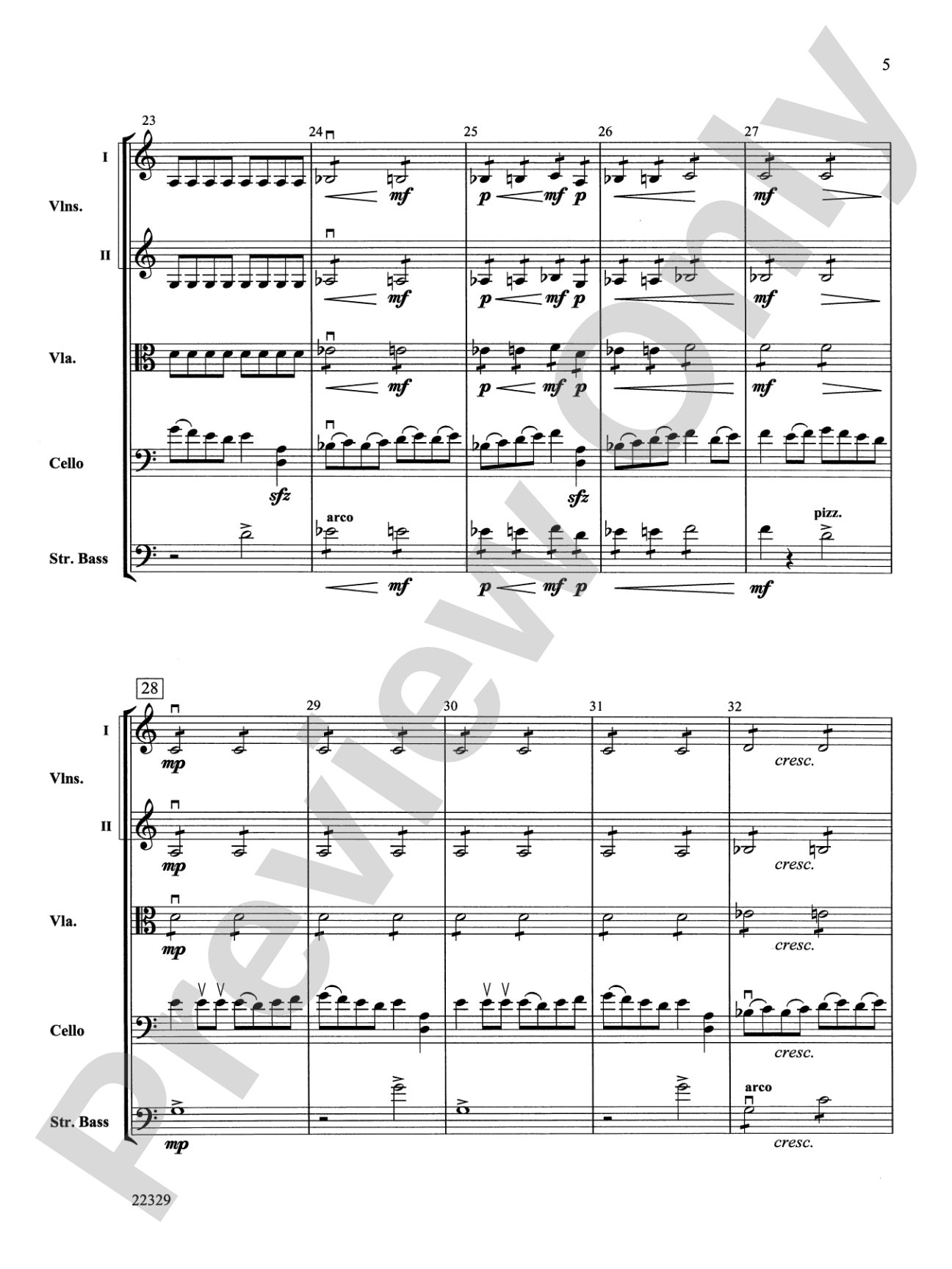 Vir-Cello Reality: String Orchestra Conductor Score & Parts