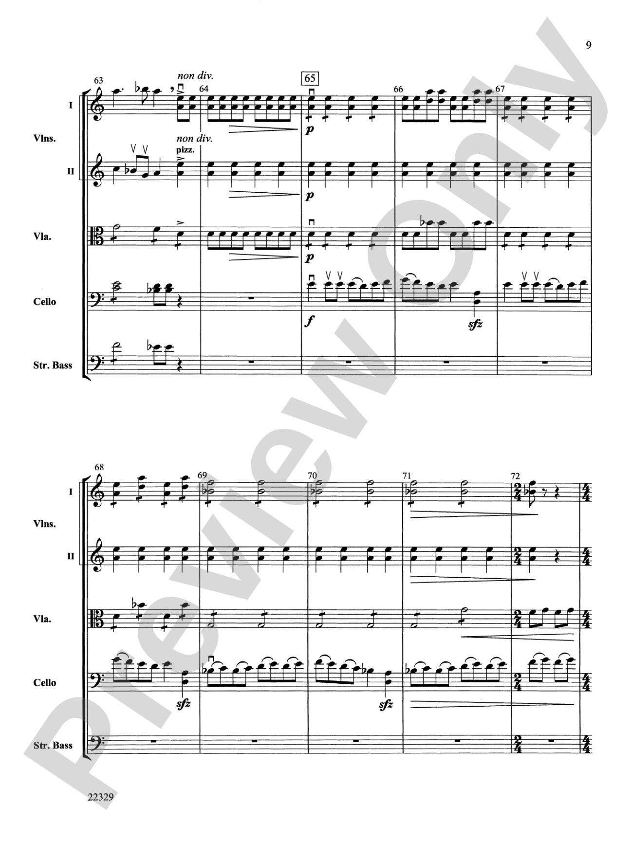 Vir-Cello Reality: String Orchestra Conductor Score & Parts