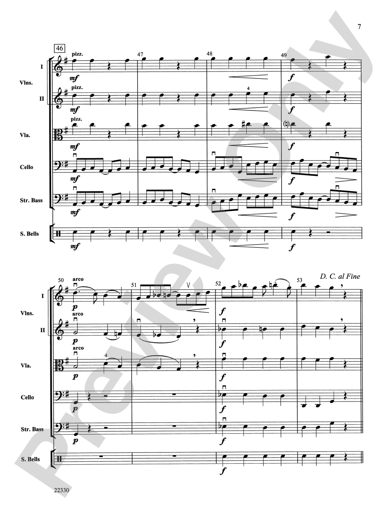 The Yuletide Rag: String Orchestra Conductor Score & Parts