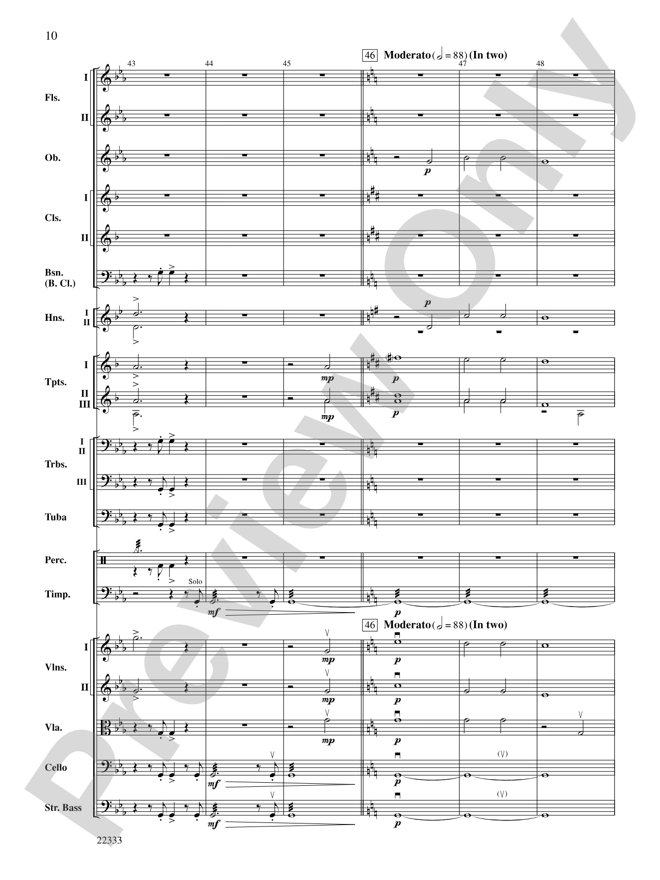 Academic Festival Overture: Full Orchestra Conductor Score & Parts