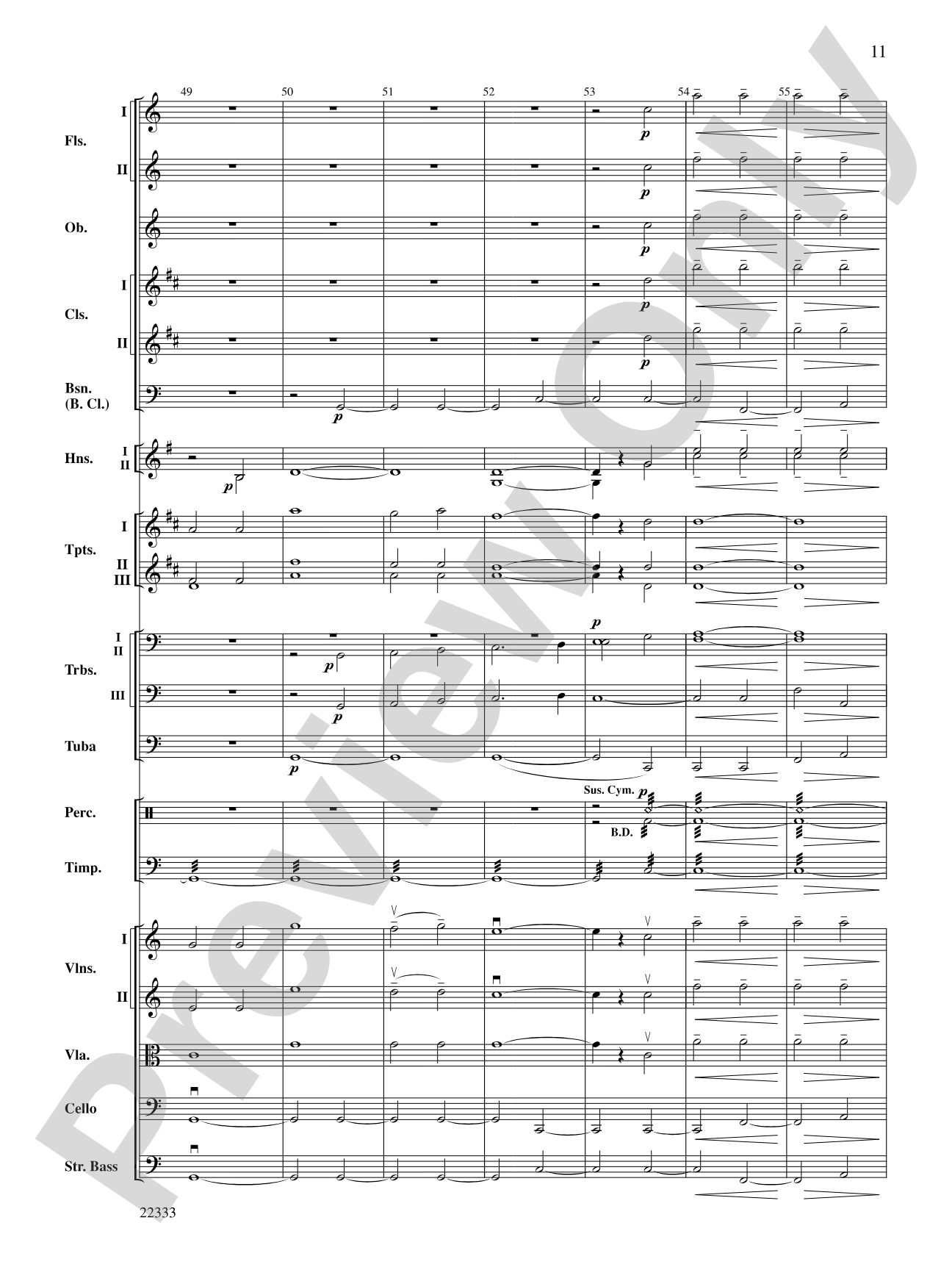 Academic Festival Overture: Full Orchestra Conductor Score & Parts