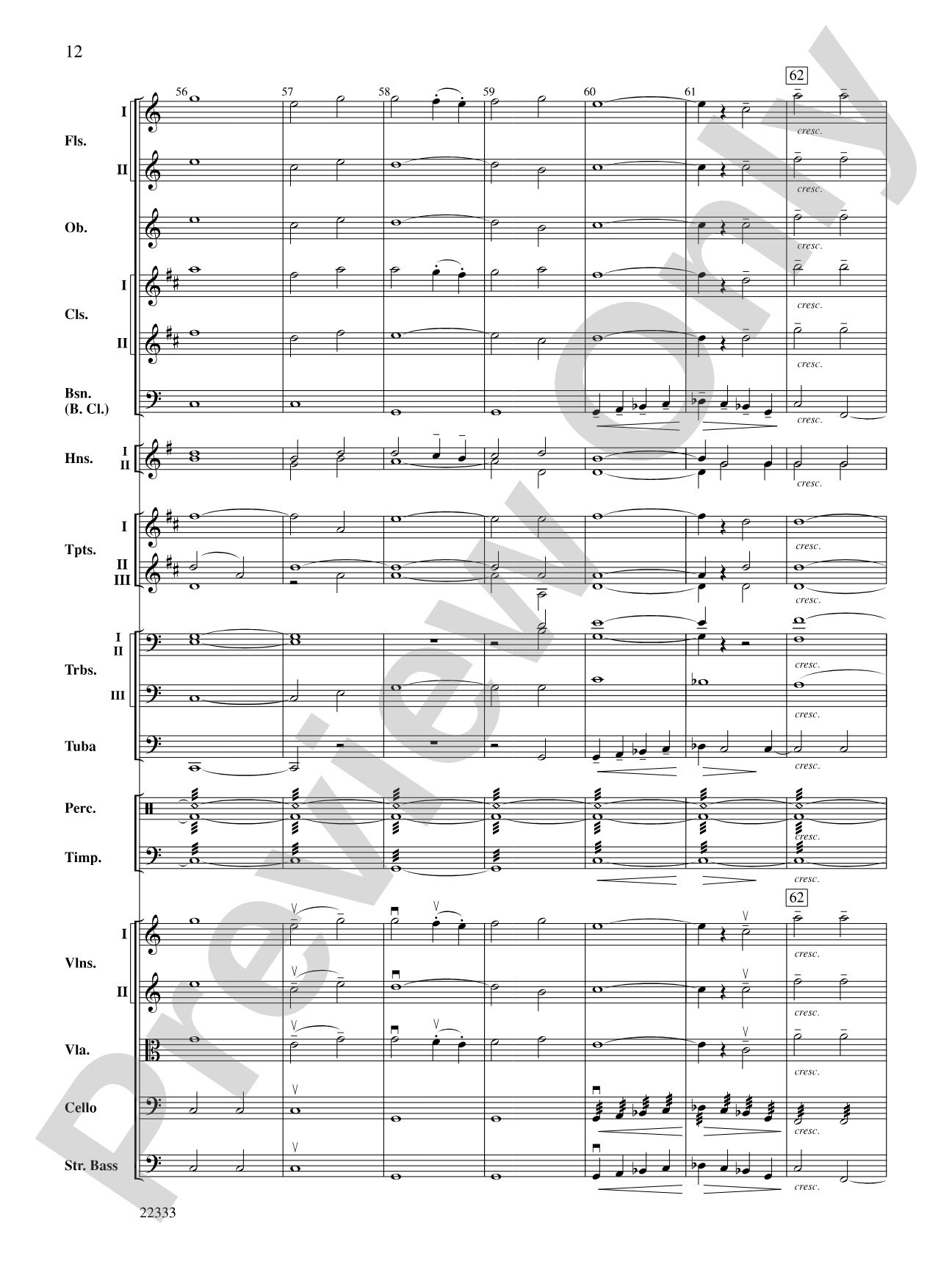 Academic Festival Overture: Full Orchestra Conductor Score & Parts
