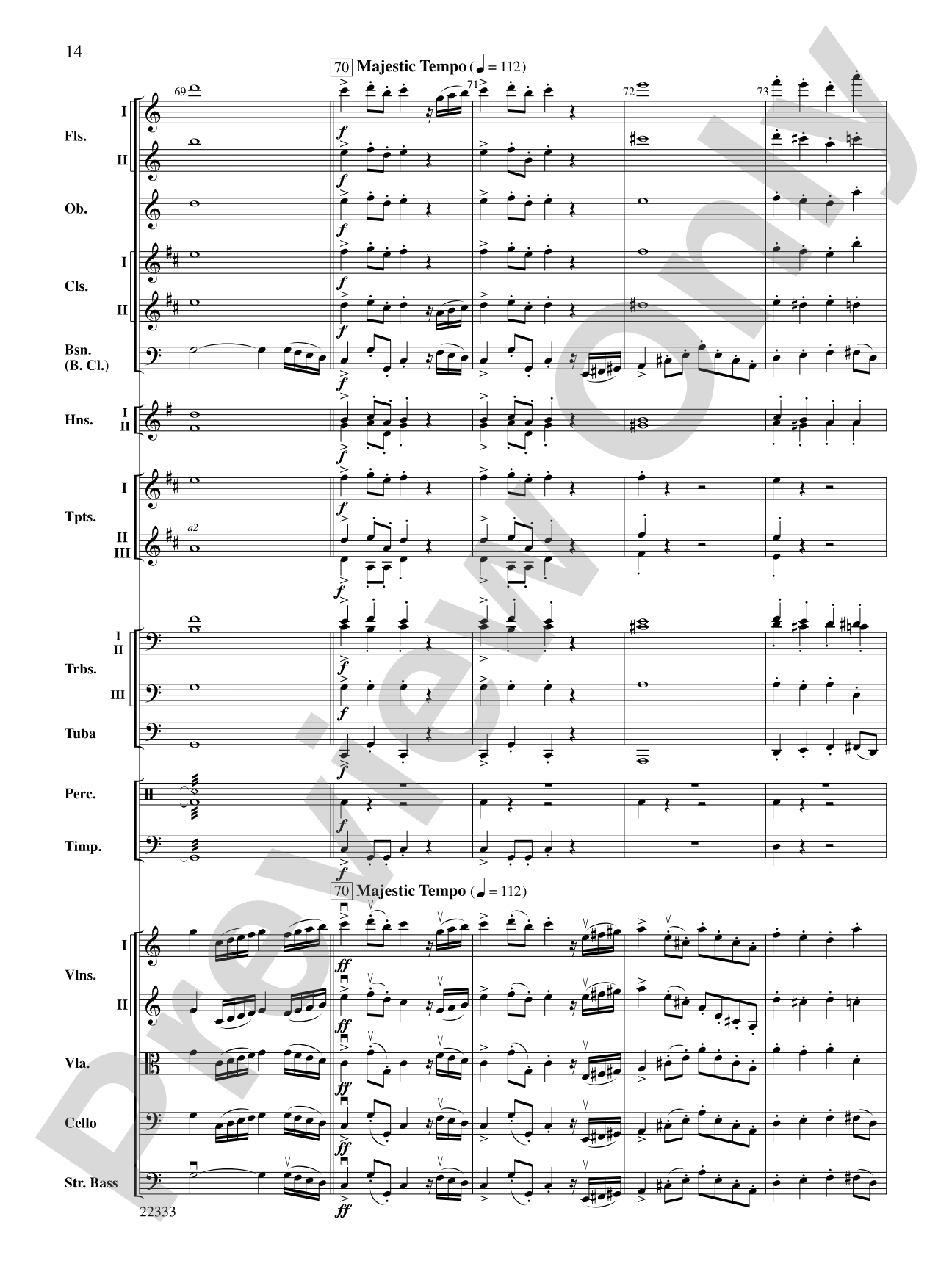Academic Festival Overture: Full Orchestra Conductor Score & Parts