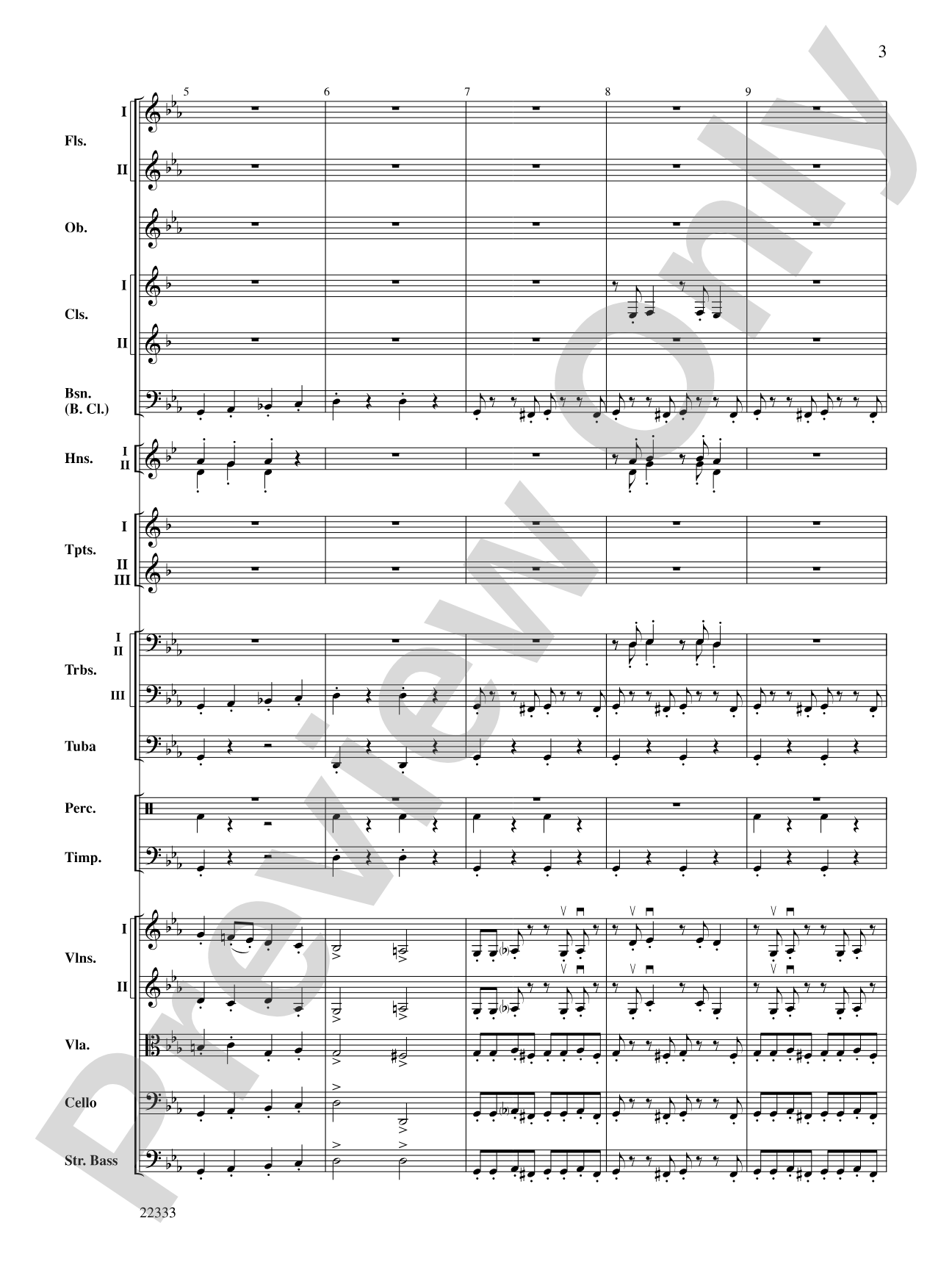 Academic Festival Overture: Full Orchestra Conductor Score & Parts