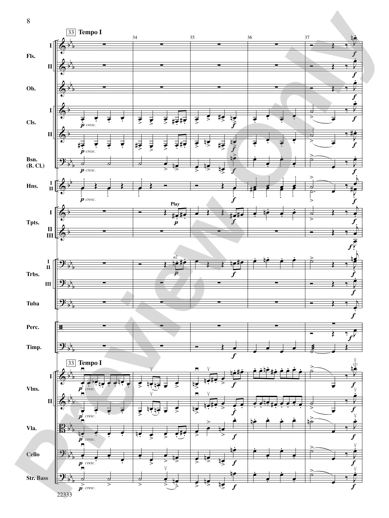 Academic Festival Overture: Full Orchestra Conductor Score & Parts