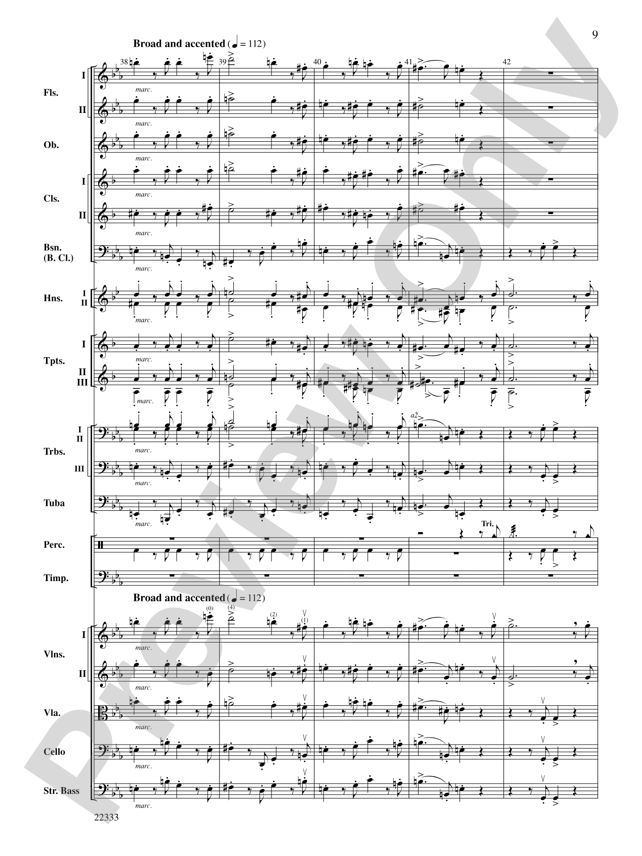 Academic Festival Overture: Full Orchestra Conductor Score & Parts
