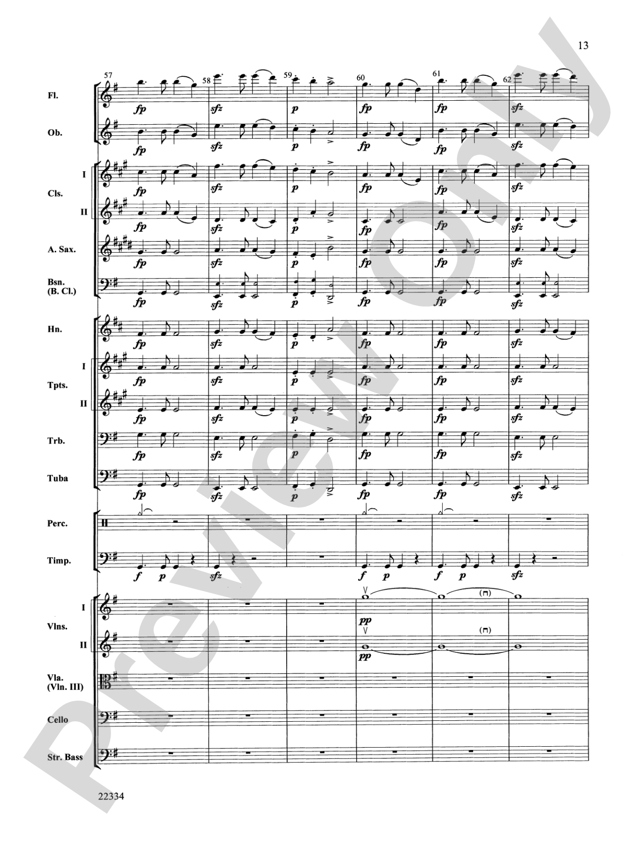 Symphony No. 5 "Reformation" (4th Movement): Full Orchestra Conductor Score & Parts