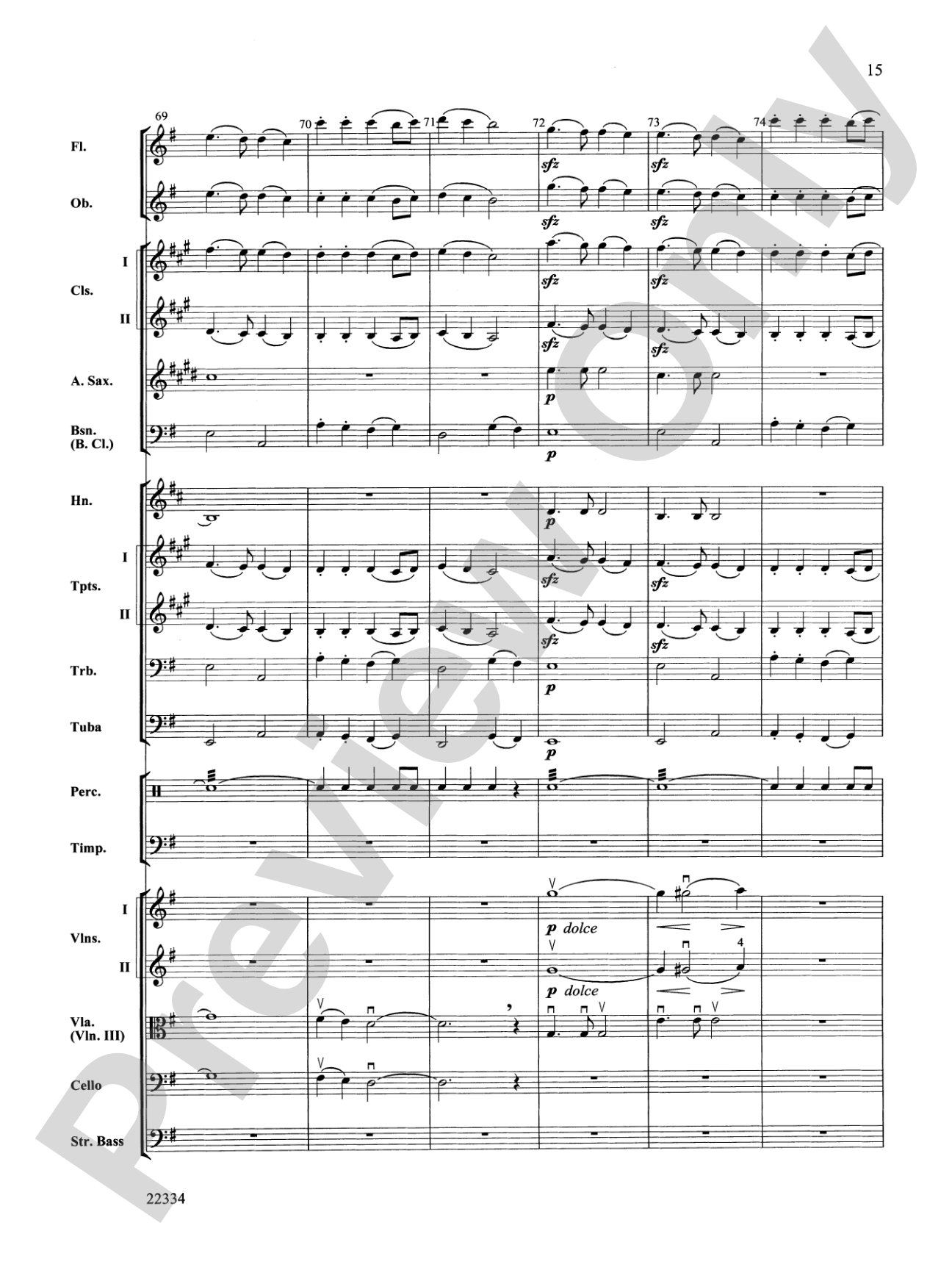 Symphony No. 5 "Reformation" (4th Movement): Full Orchestra Conductor Score & Parts