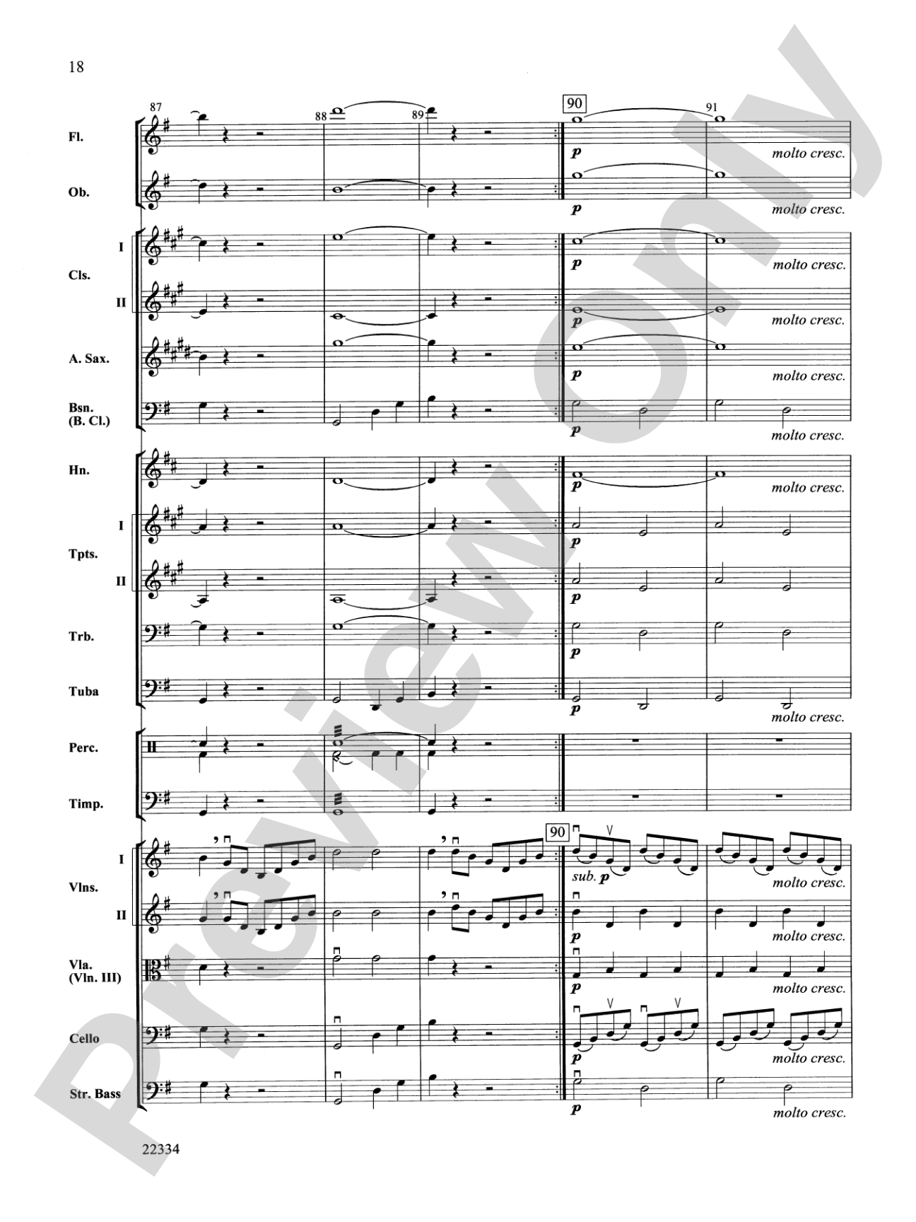 Symphony No. 5 "Reformation" (4th Movement): Full Orchestra Conductor Score & Parts