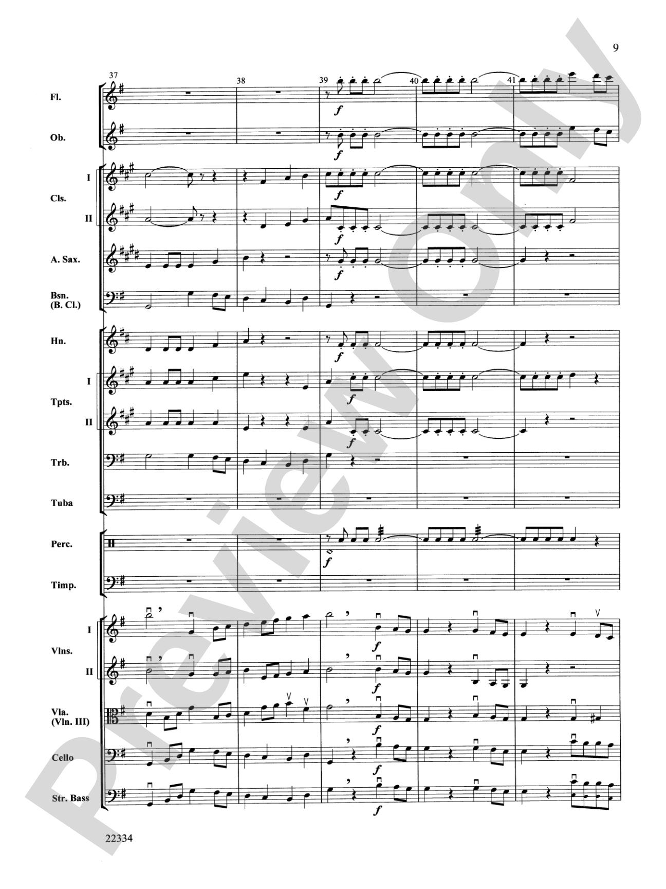 Symphony No. 5 "Reformation" (4th Movement): Full Orchestra Conductor Score & Parts