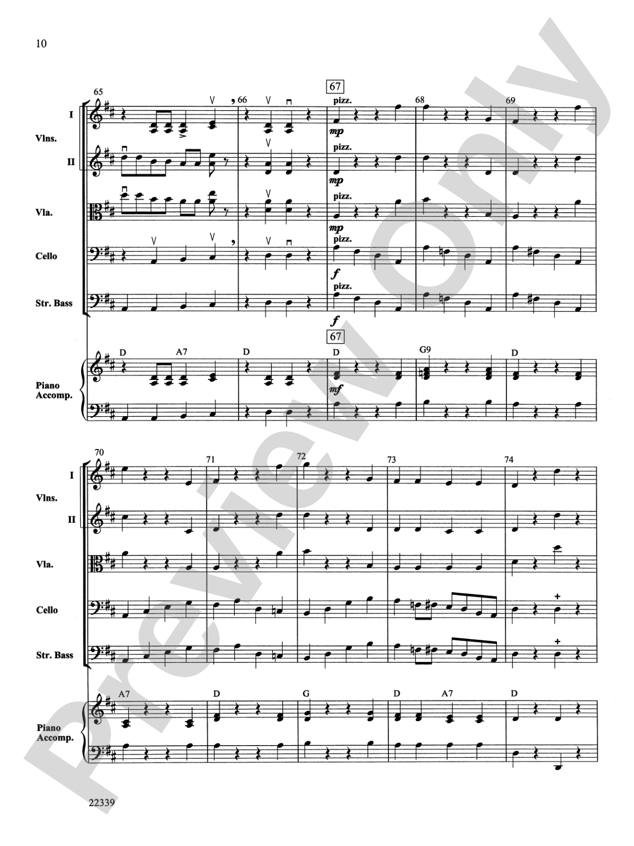 Cookin' Cabbages: String Orchestra Conductor Score & Parts
