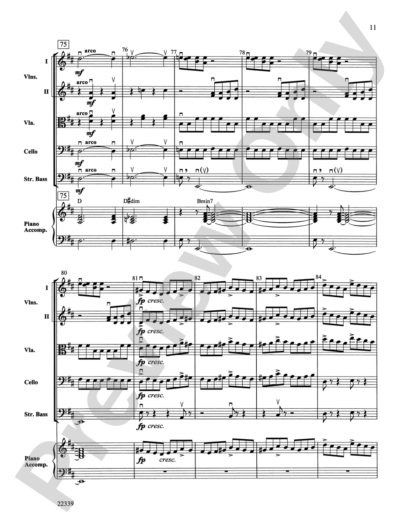 Cookin' Cabbages: String Orchestra Conductor Score & Parts
