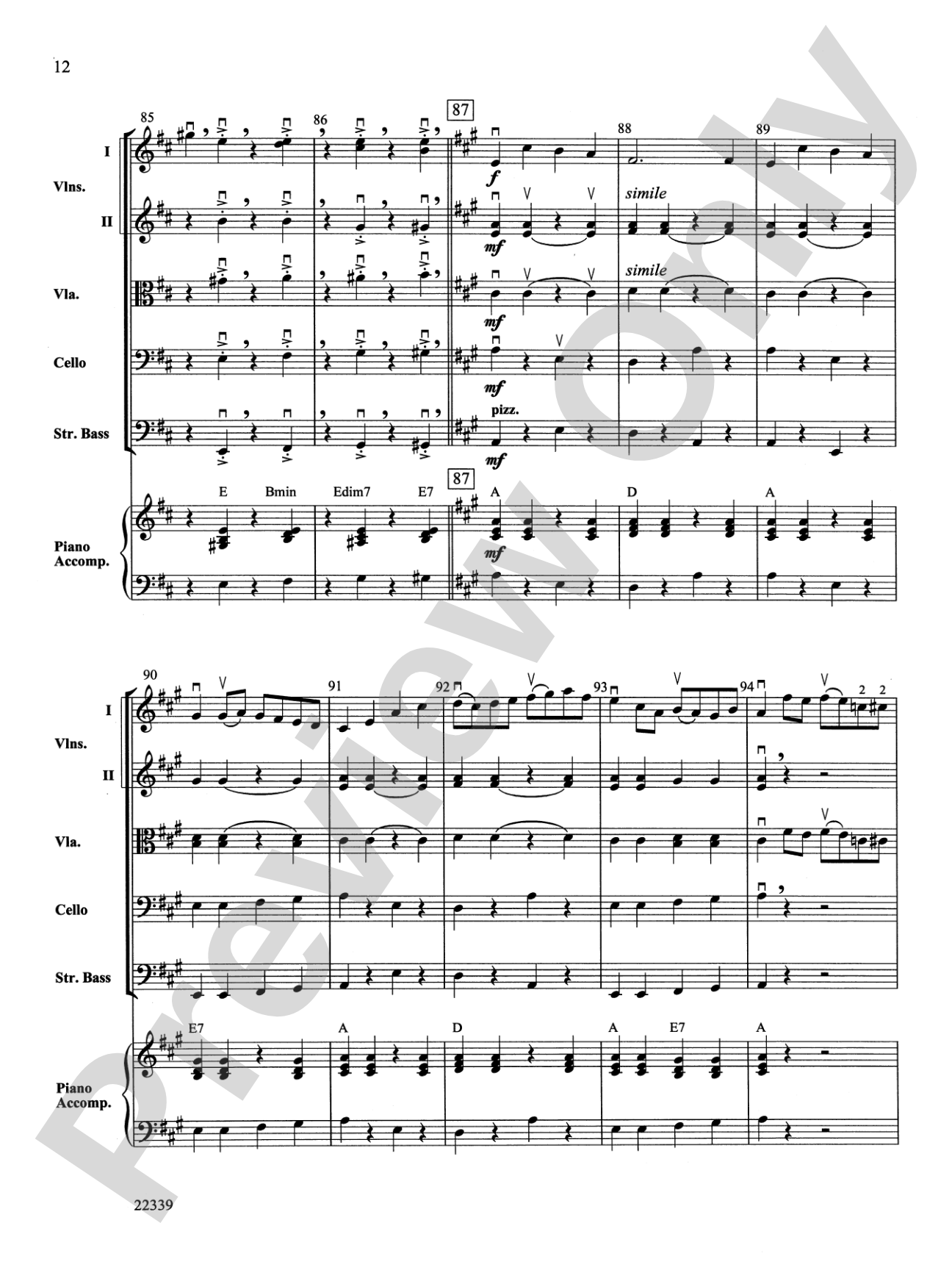 Cookin' Cabbages: String Orchestra Conductor Score & Parts