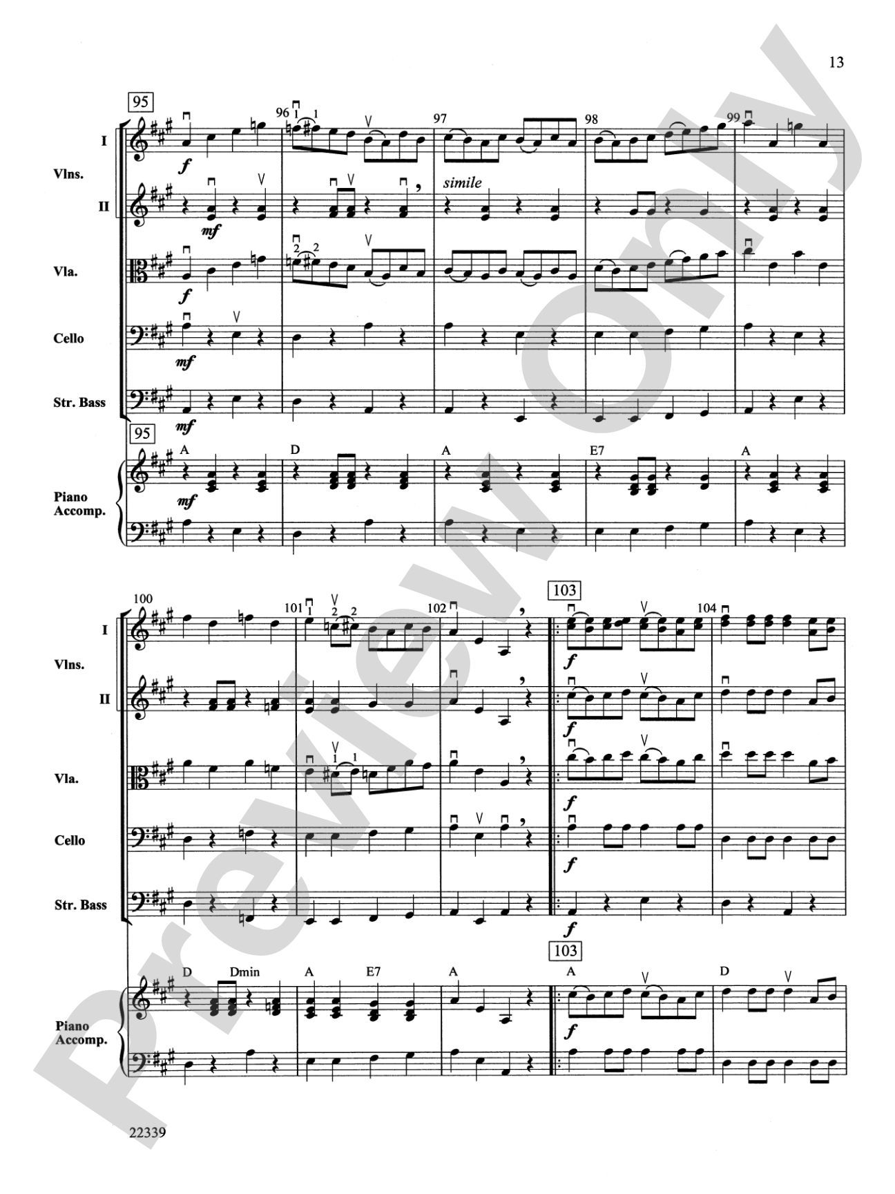 Cookin' Cabbages: String Orchestra Conductor Score & Parts