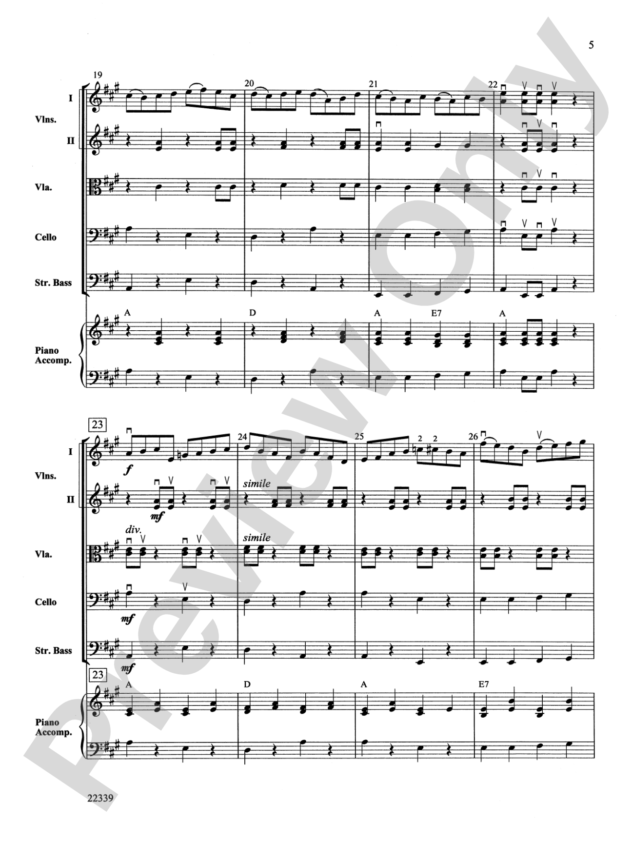 Cookin' Cabbages: String Orchestra Conductor Score & Parts