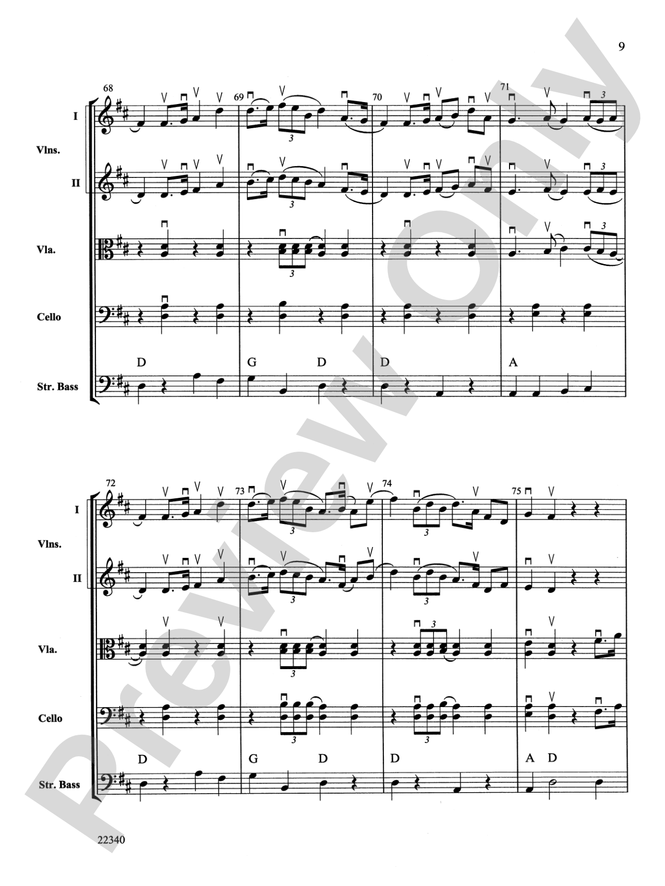 Dakota Fiddle Hymn and Dance: String Orchestra Conductor Score & Parts