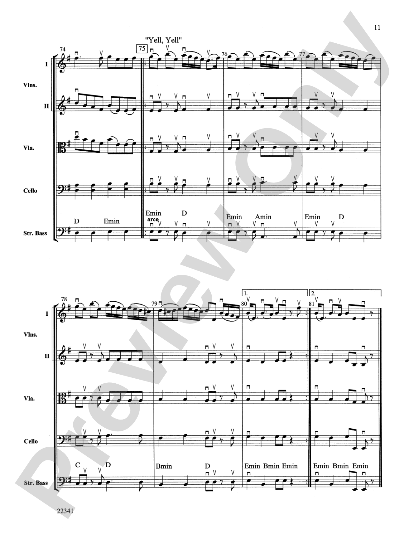 Scottish Mist: String Orchestra Conductor Score & Parts