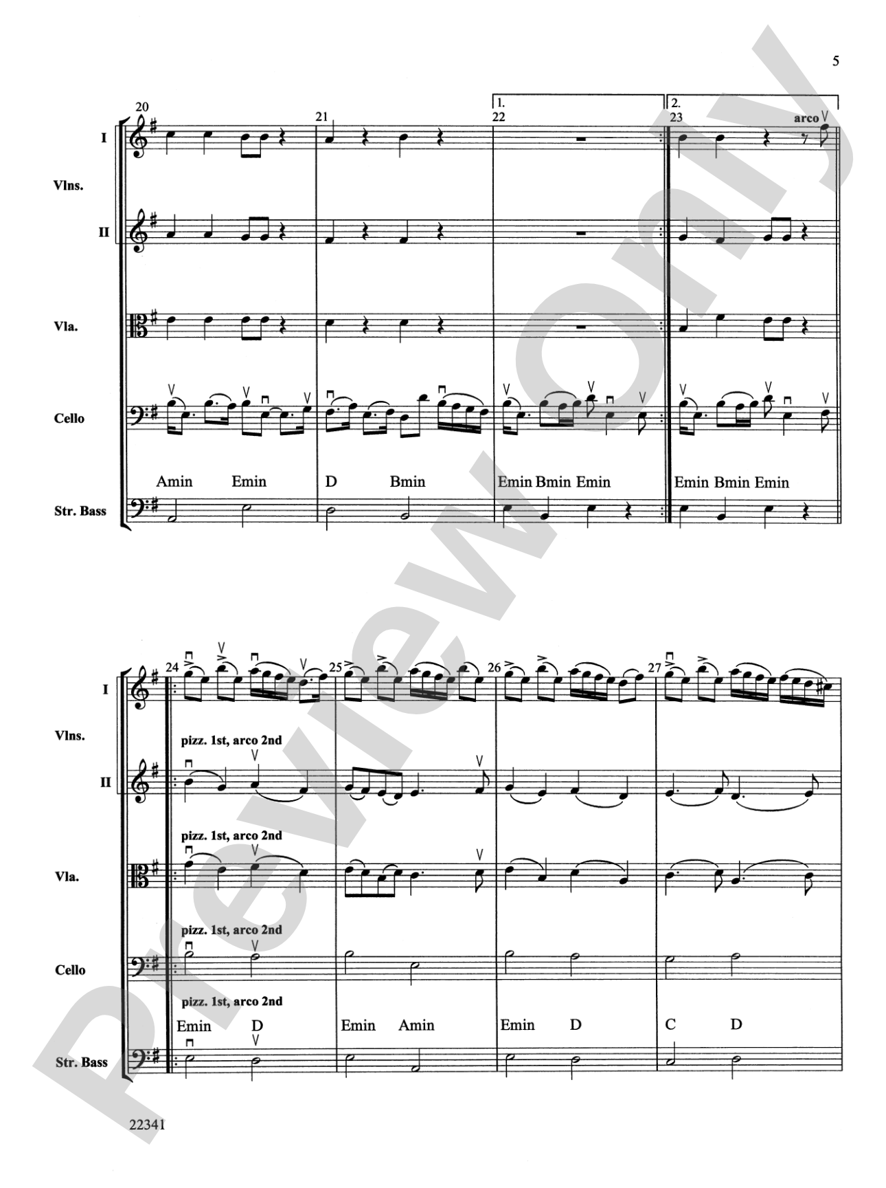 Scottish Mist: String Orchestra Conductor Score & Parts