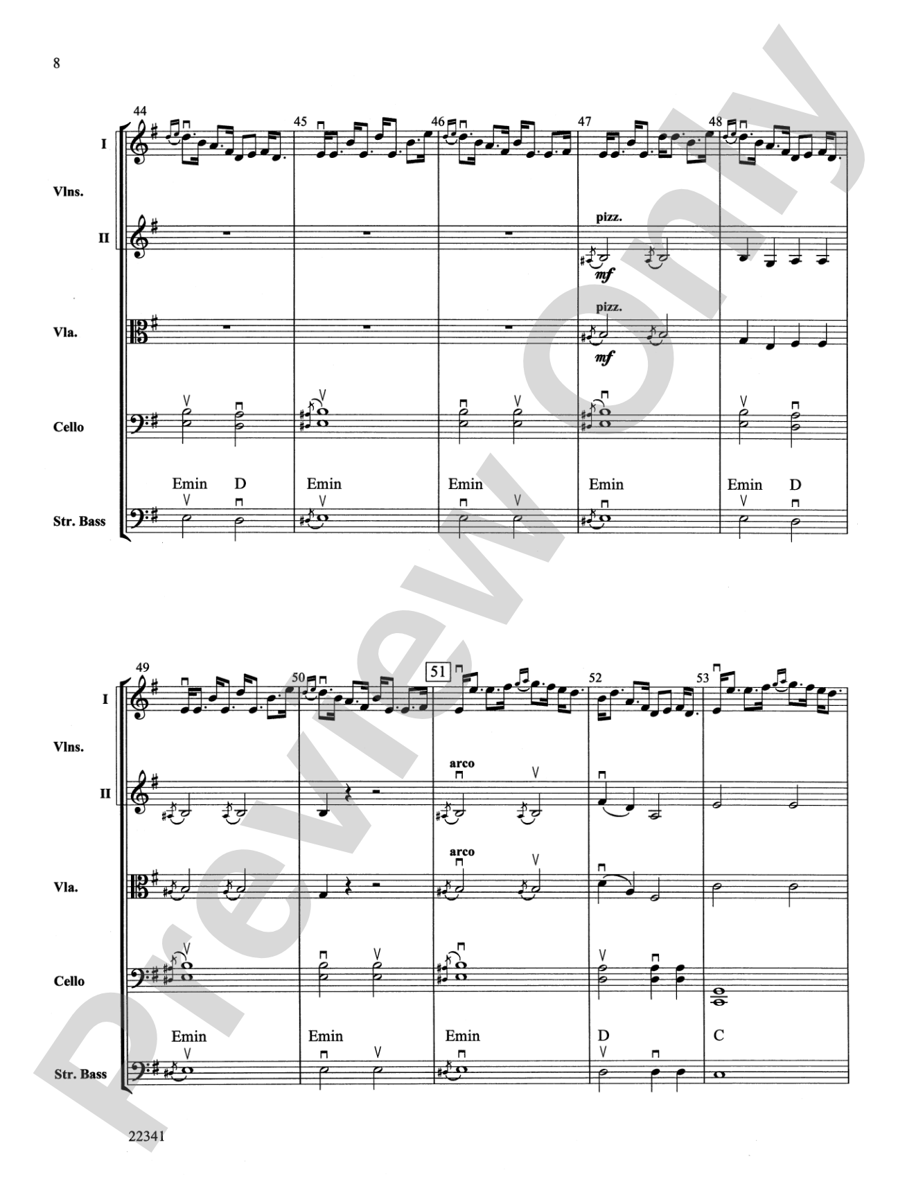 Scottish Mist: String Orchestra Conductor Score & Parts