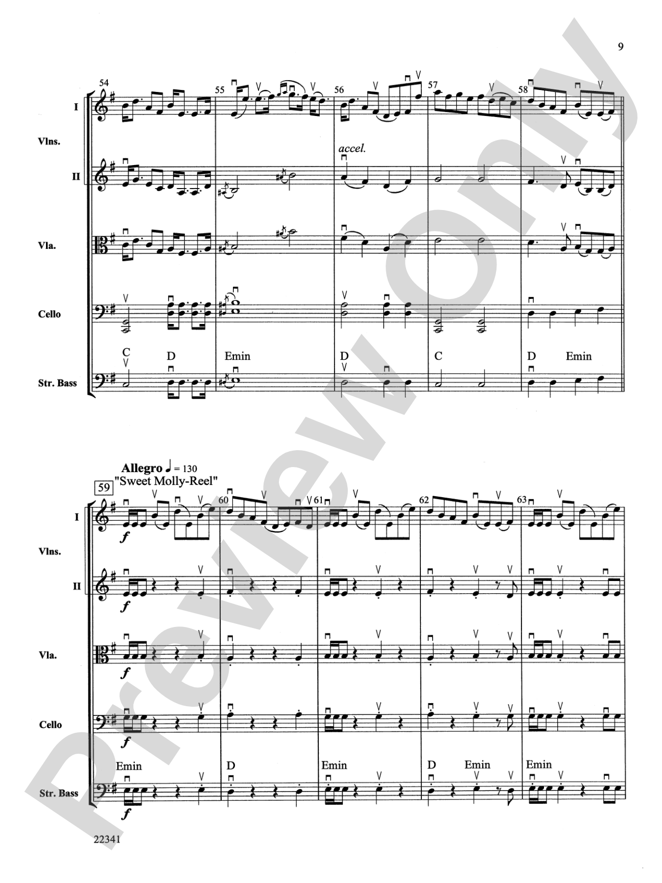 Scottish Mist: String Orchestra Conductor Score & Parts