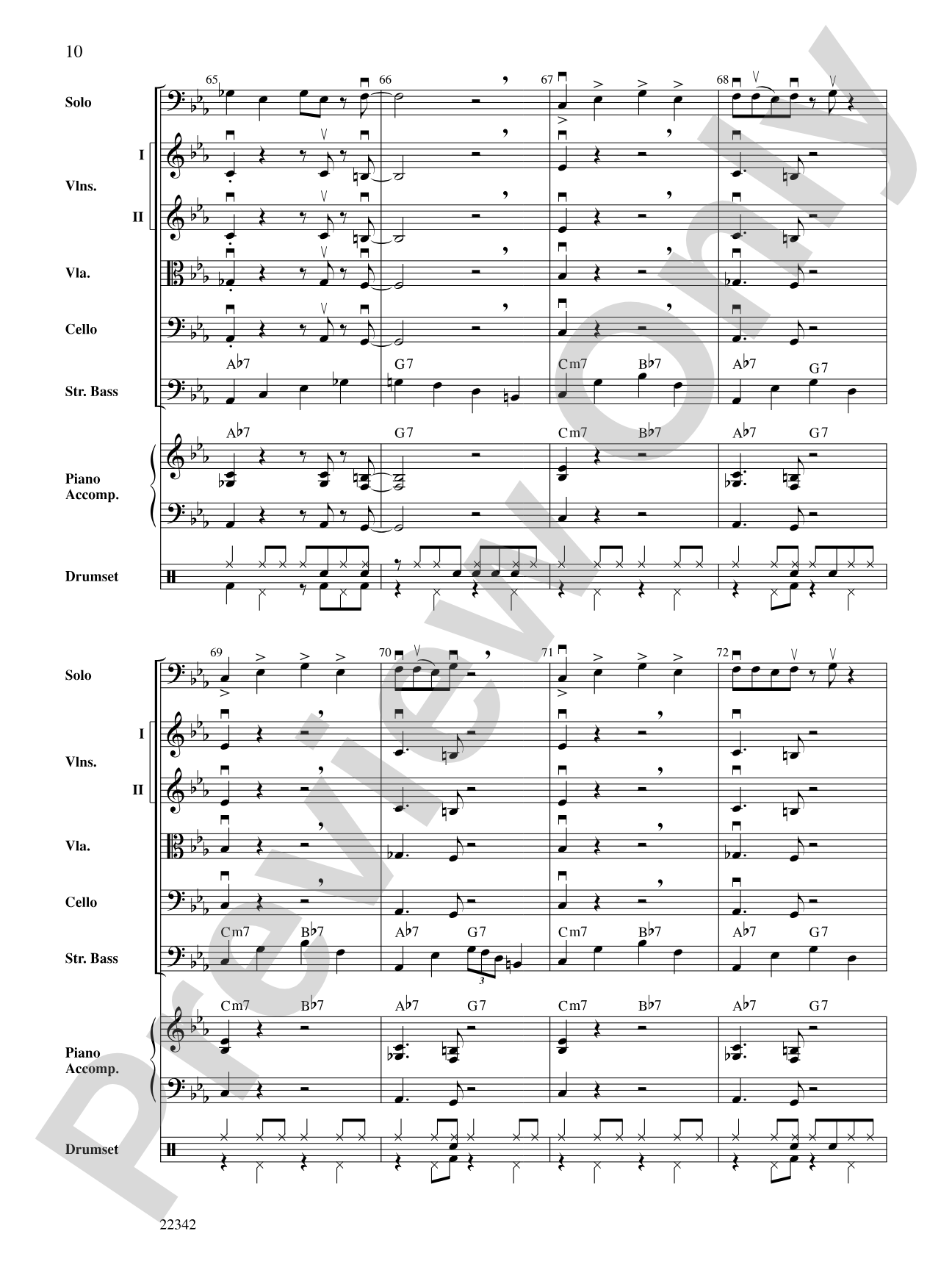 J. D. Meets the Rhythm Section: String Orchestra Conductor Score & Parts