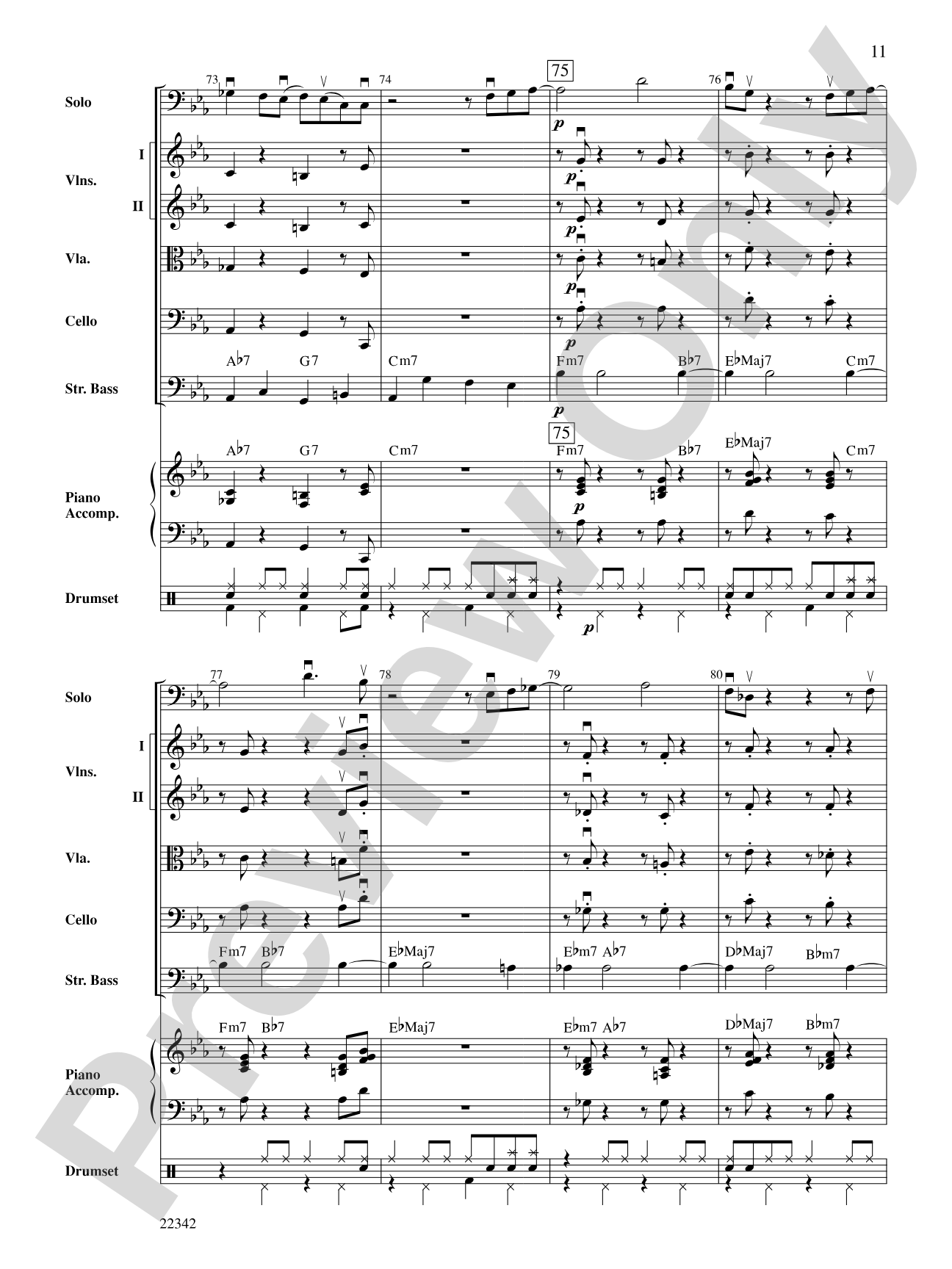 J. D. Meets the Rhythm Section: String Orchestra Conductor Score & Parts