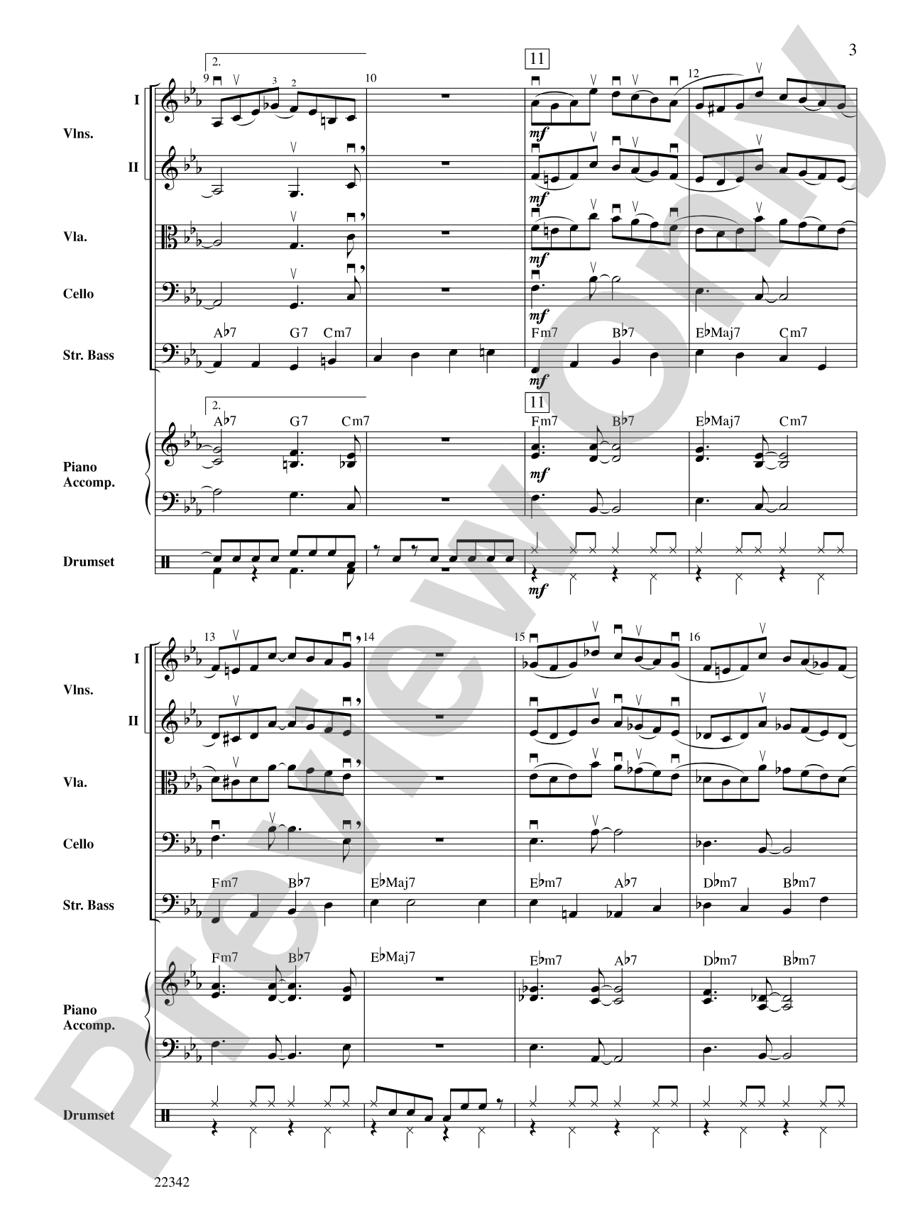 J. D. Meets the Rhythm Section: String Orchestra Conductor Score & Parts