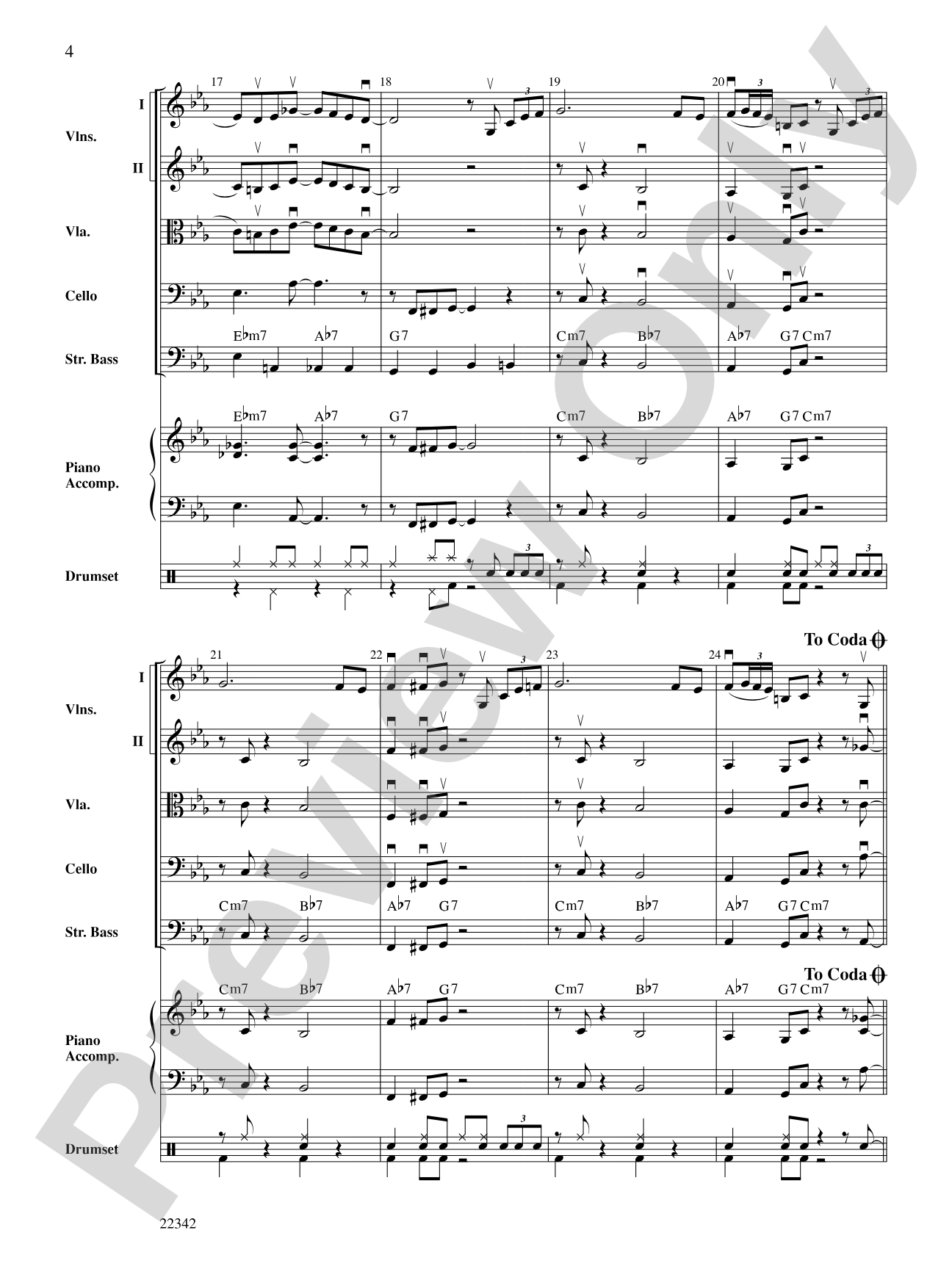 J. D. Meets the Rhythm Section: String Orchestra Conductor Score & Parts