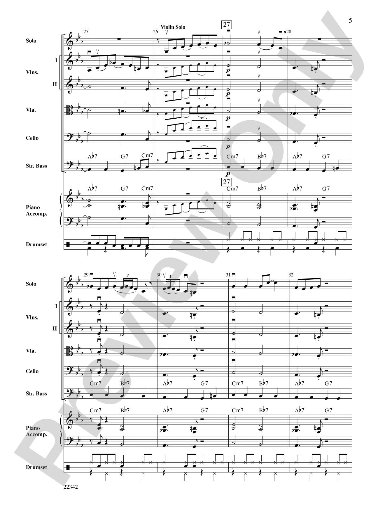 J. D. Meets the Rhythm Section: String Orchestra Conductor Score & Parts