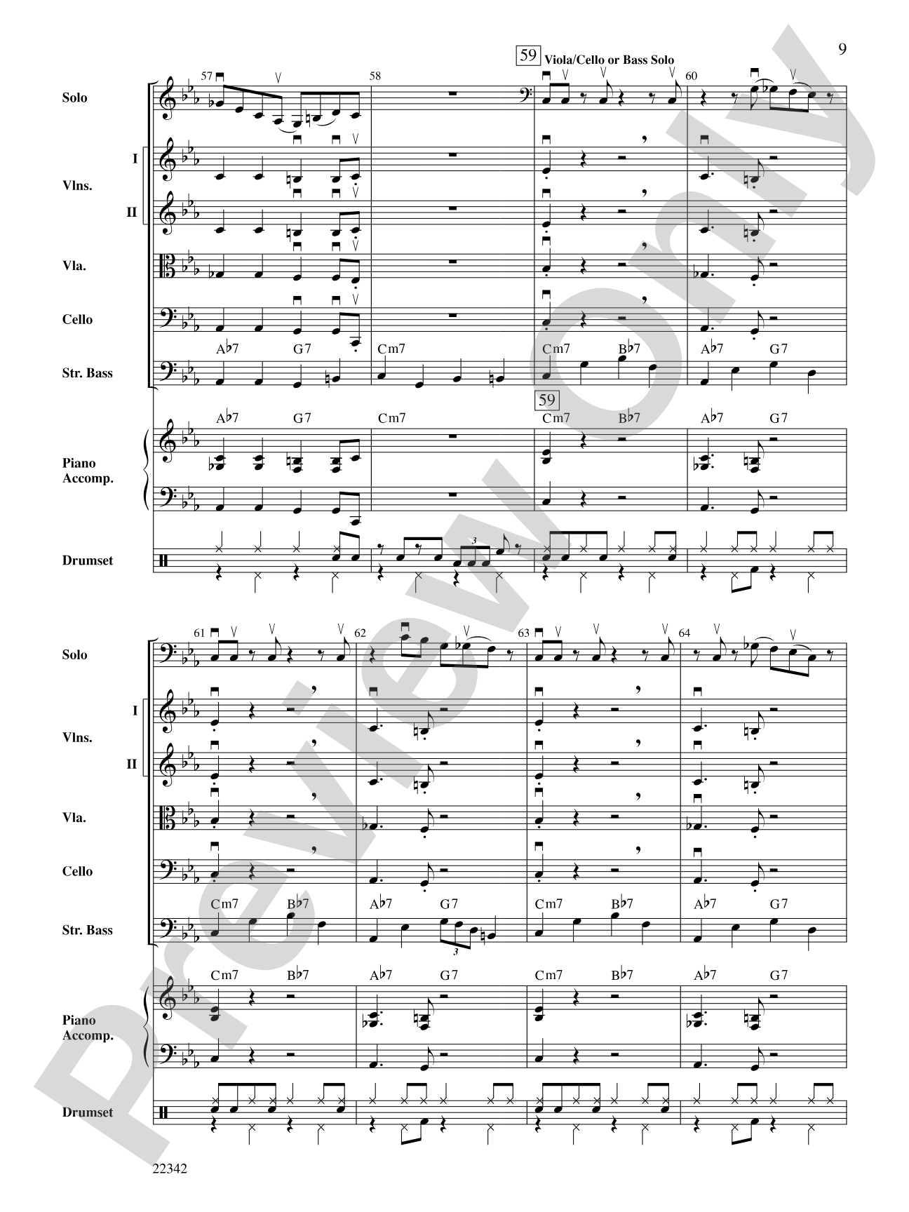 J. D. Meets the Rhythm Section: String Orchestra Conductor Score & Parts