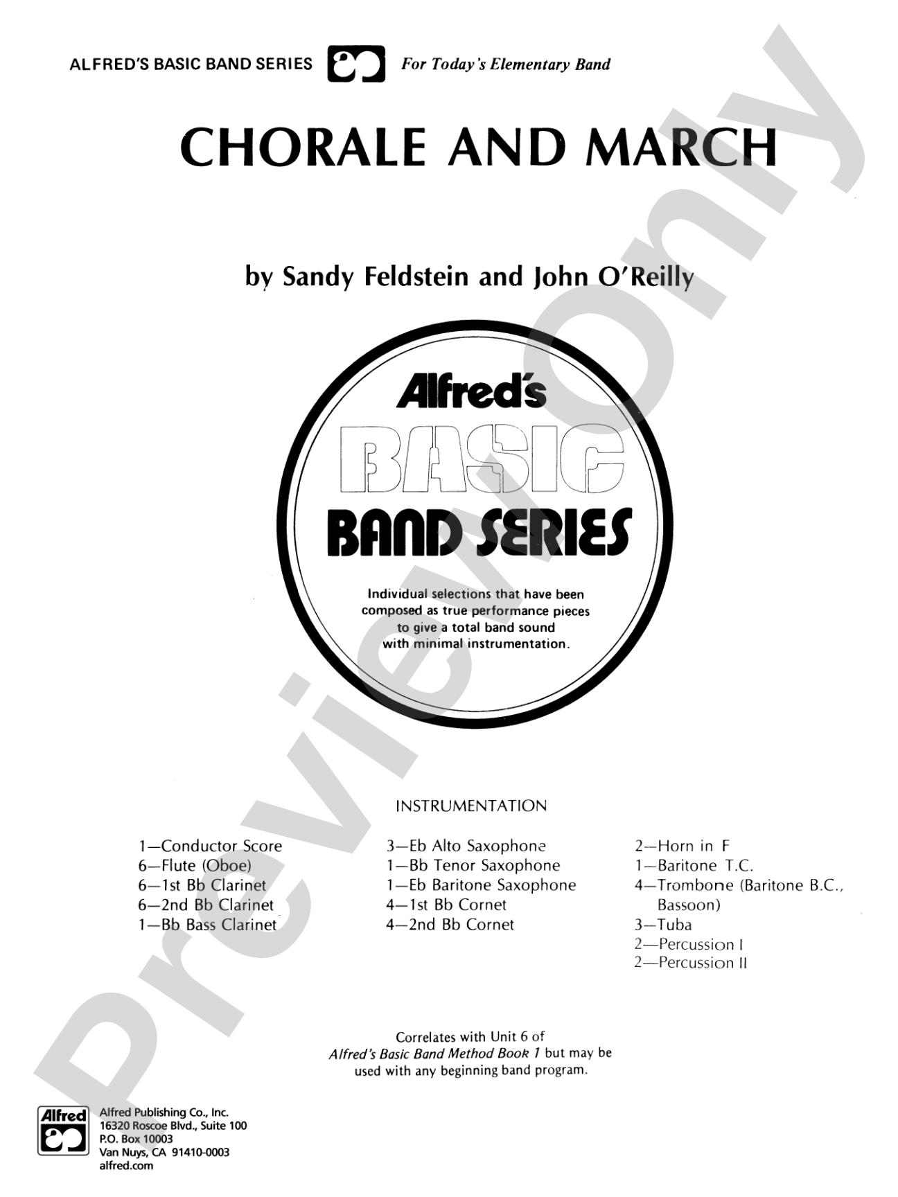 Chorale and March