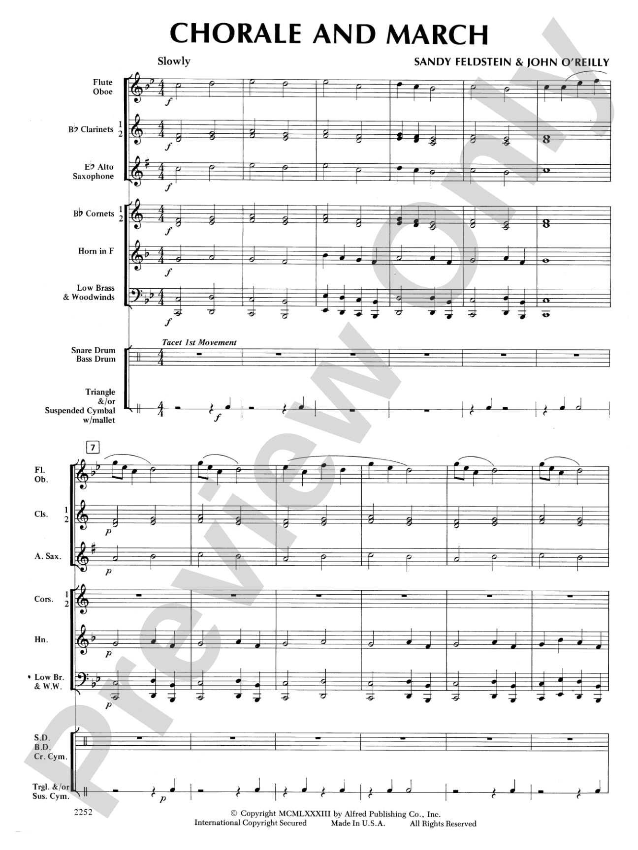 Chorale and March
