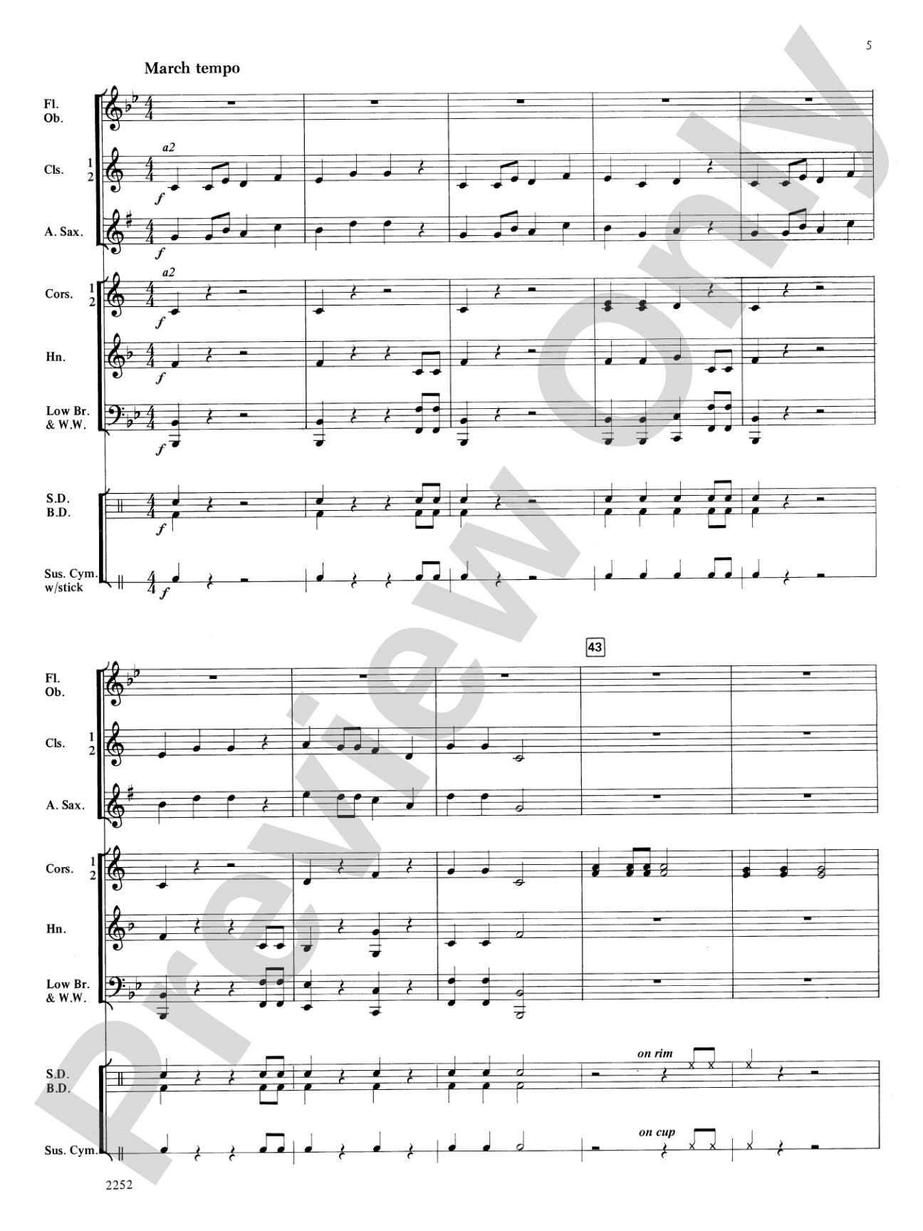 Chorale and March