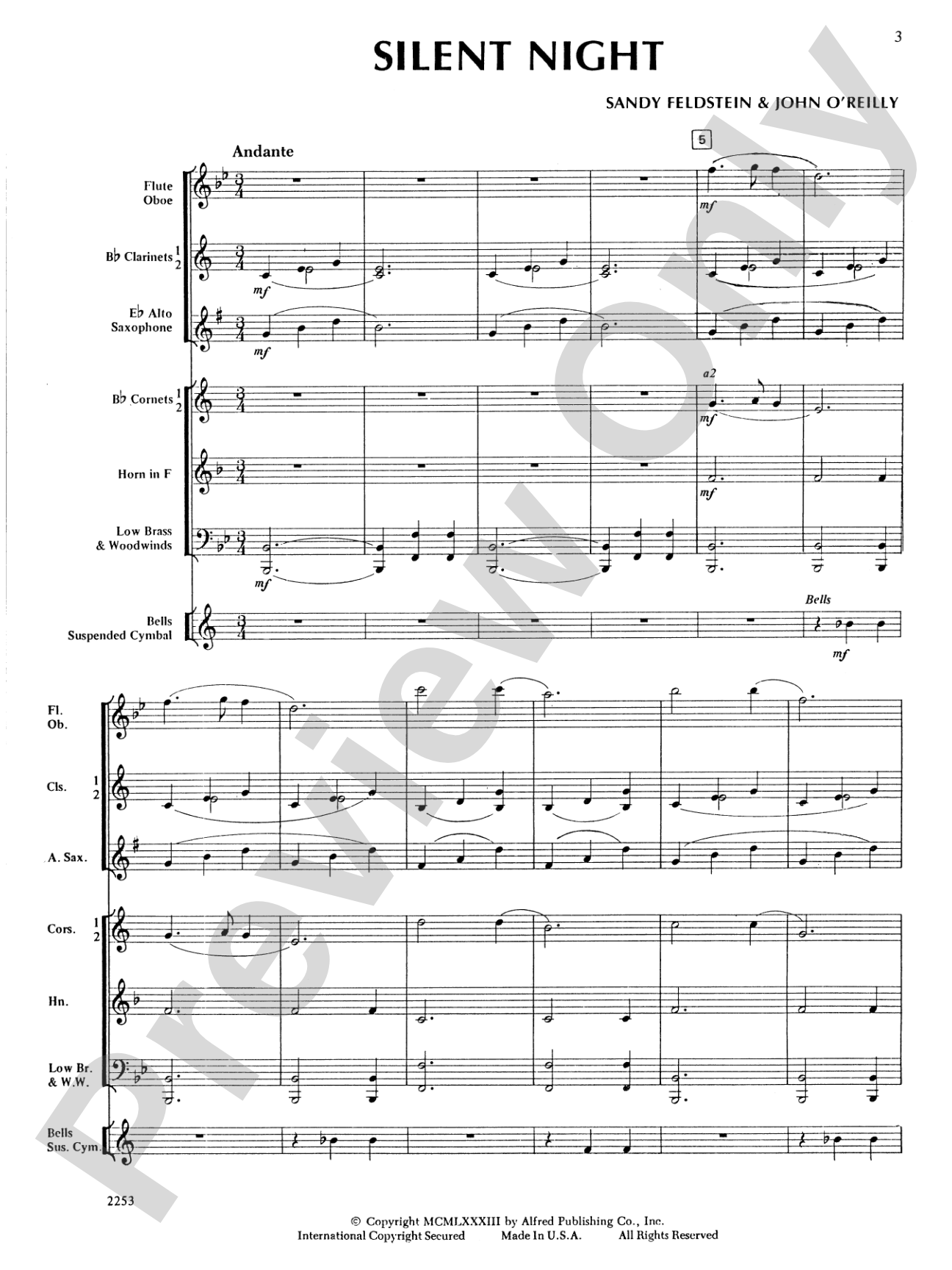Silent Night: Score