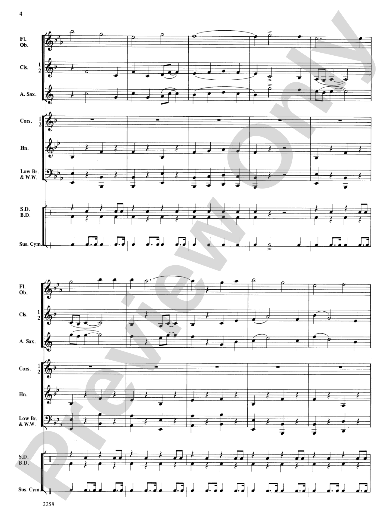 When the Saints Go Marching In: Concert Band Conductor Score & Parts