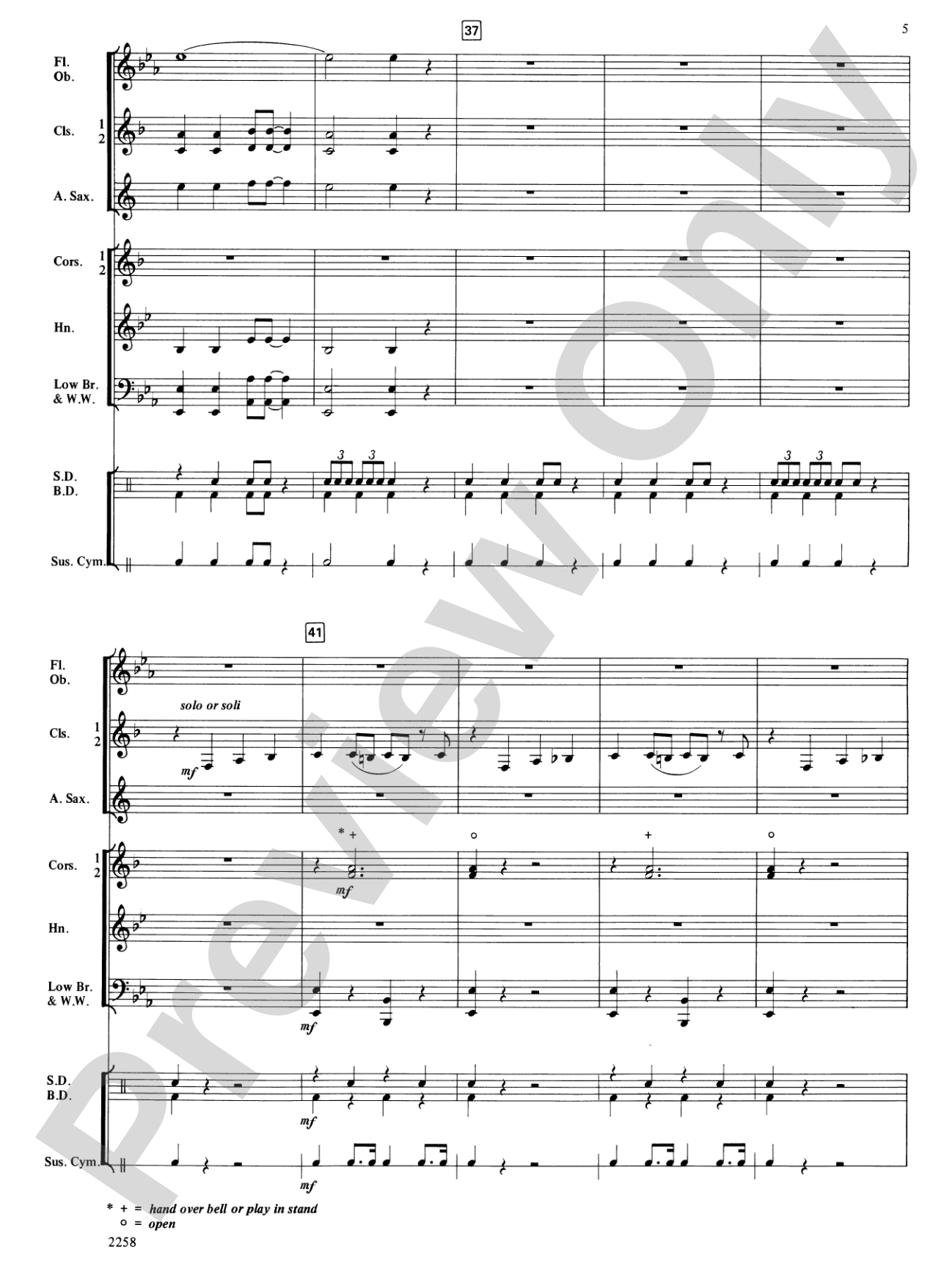 When the Saints Go Marching In: Concert Band Conductor Score & Parts