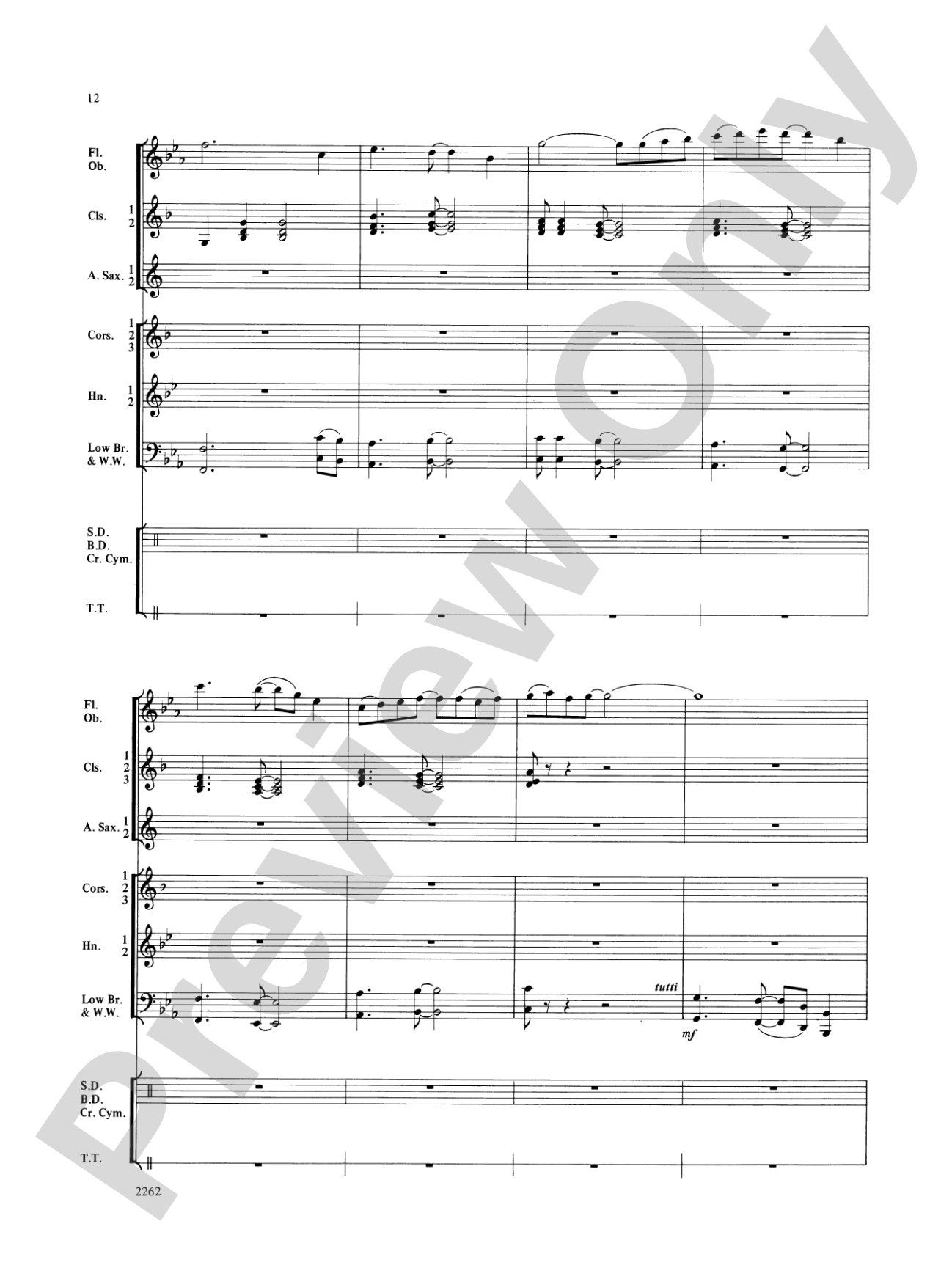 Wood County Celebration: Concert Band Conductor Score & Parts