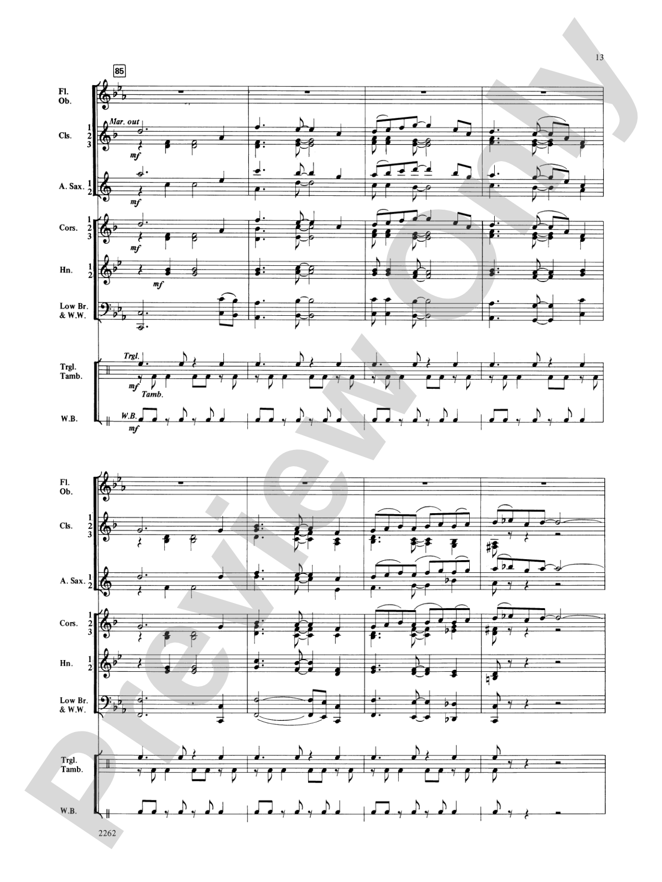 Wood County Celebration: Concert Band Conductor Score & Parts