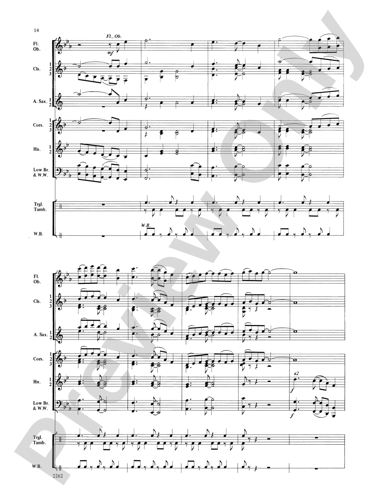 Wood County Celebration: Concert Band Conductor Score & Parts