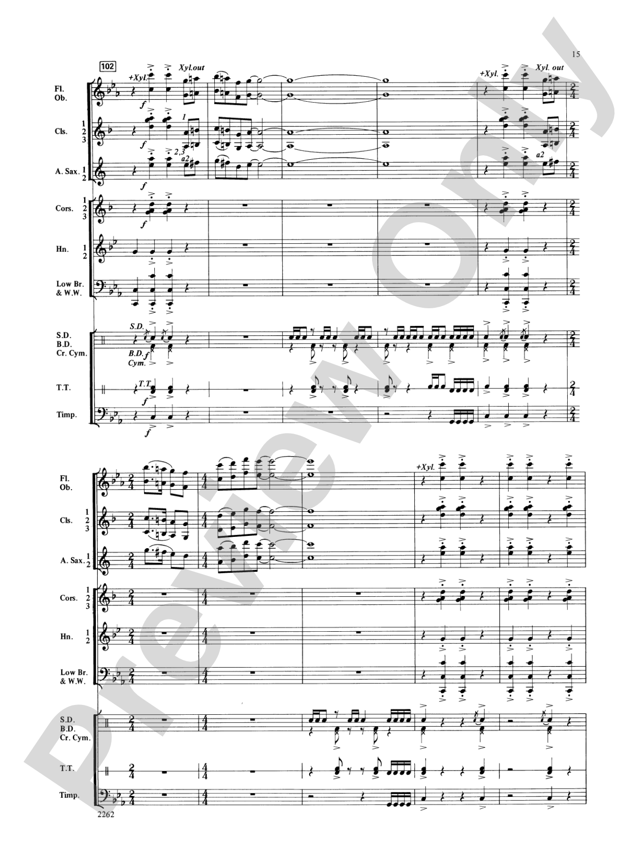 Wood County Celebration: Concert Band Conductor Score & Parts