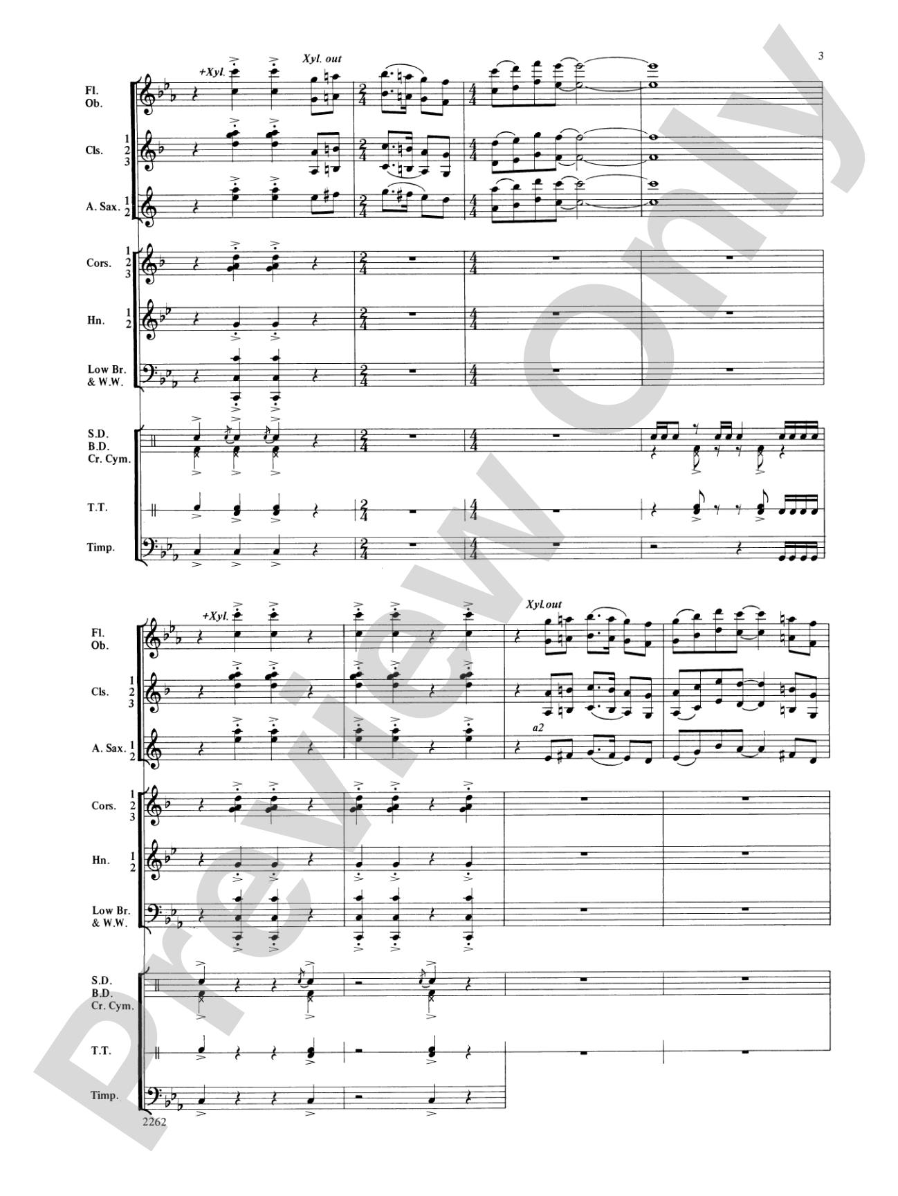 Wood County Celebration: Concert Band Conductor Score & Parts