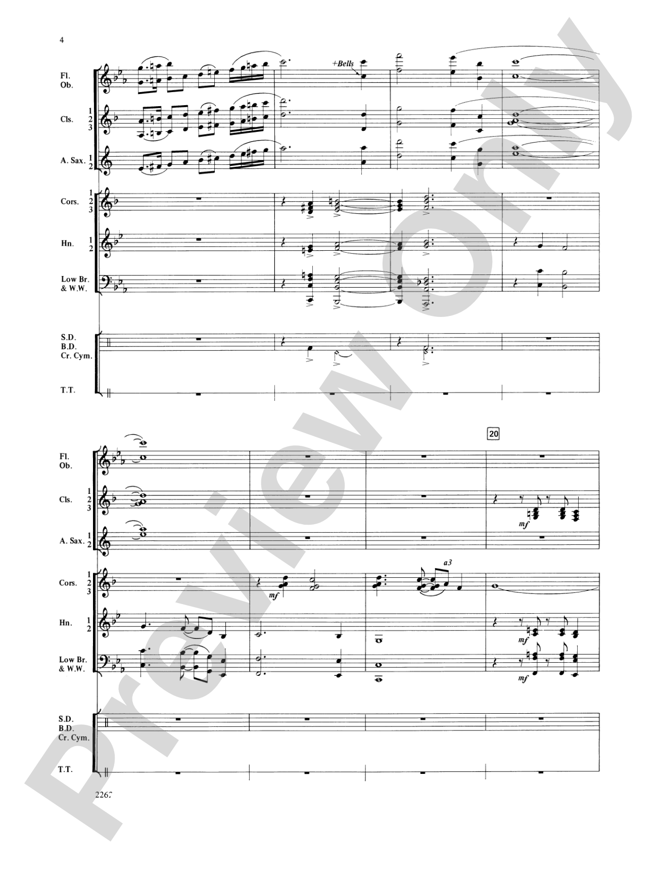 Wood County Celebration: Concert Band Conductor Score & Parts