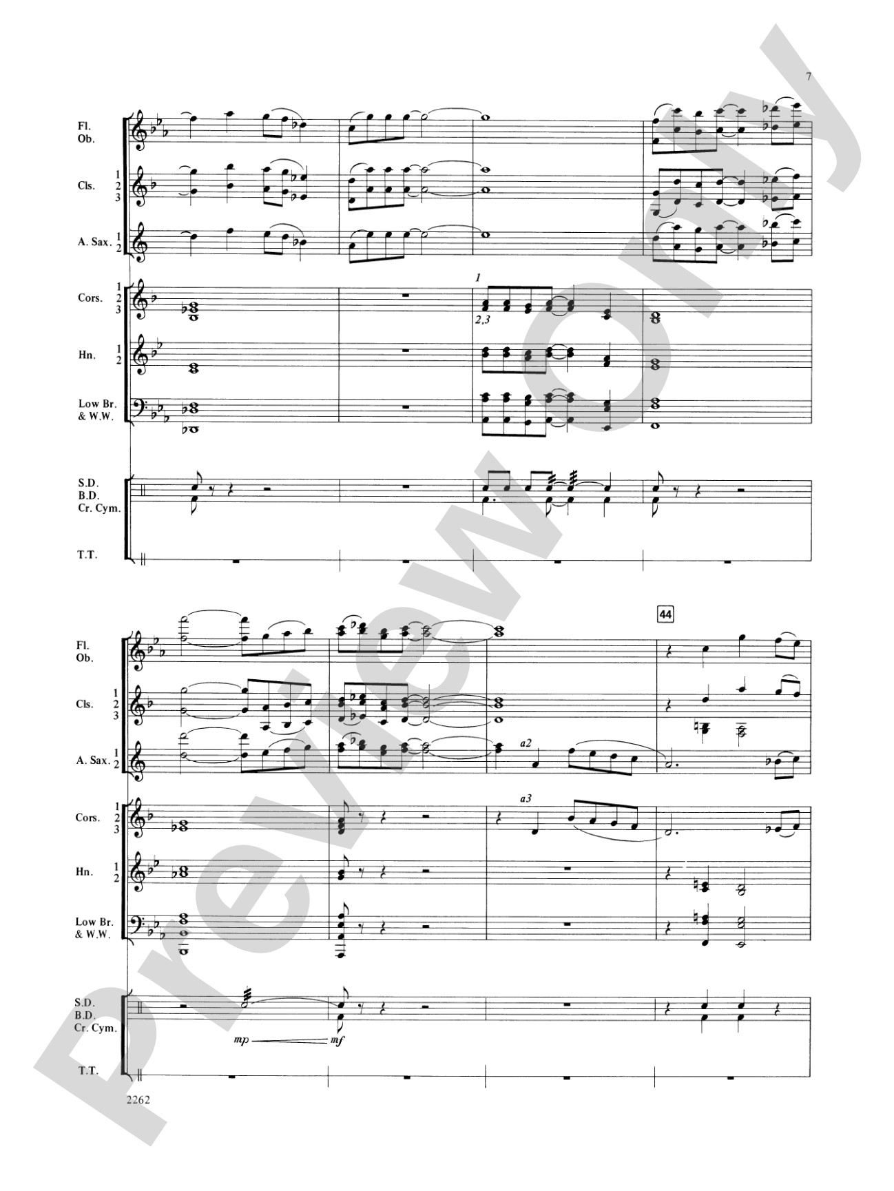 Wood County Celebration: Concert Band Conductor Score & Parts