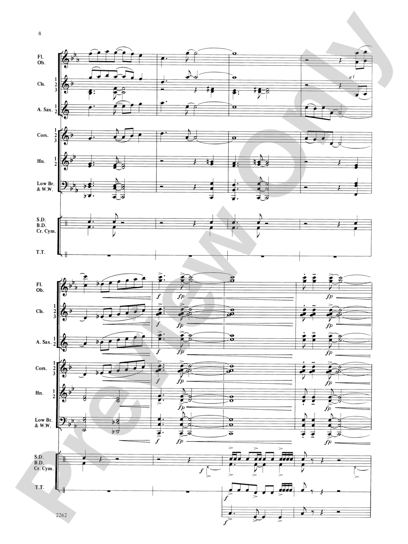 Wood County Celebration: Concert Band Conductor Score & Parts