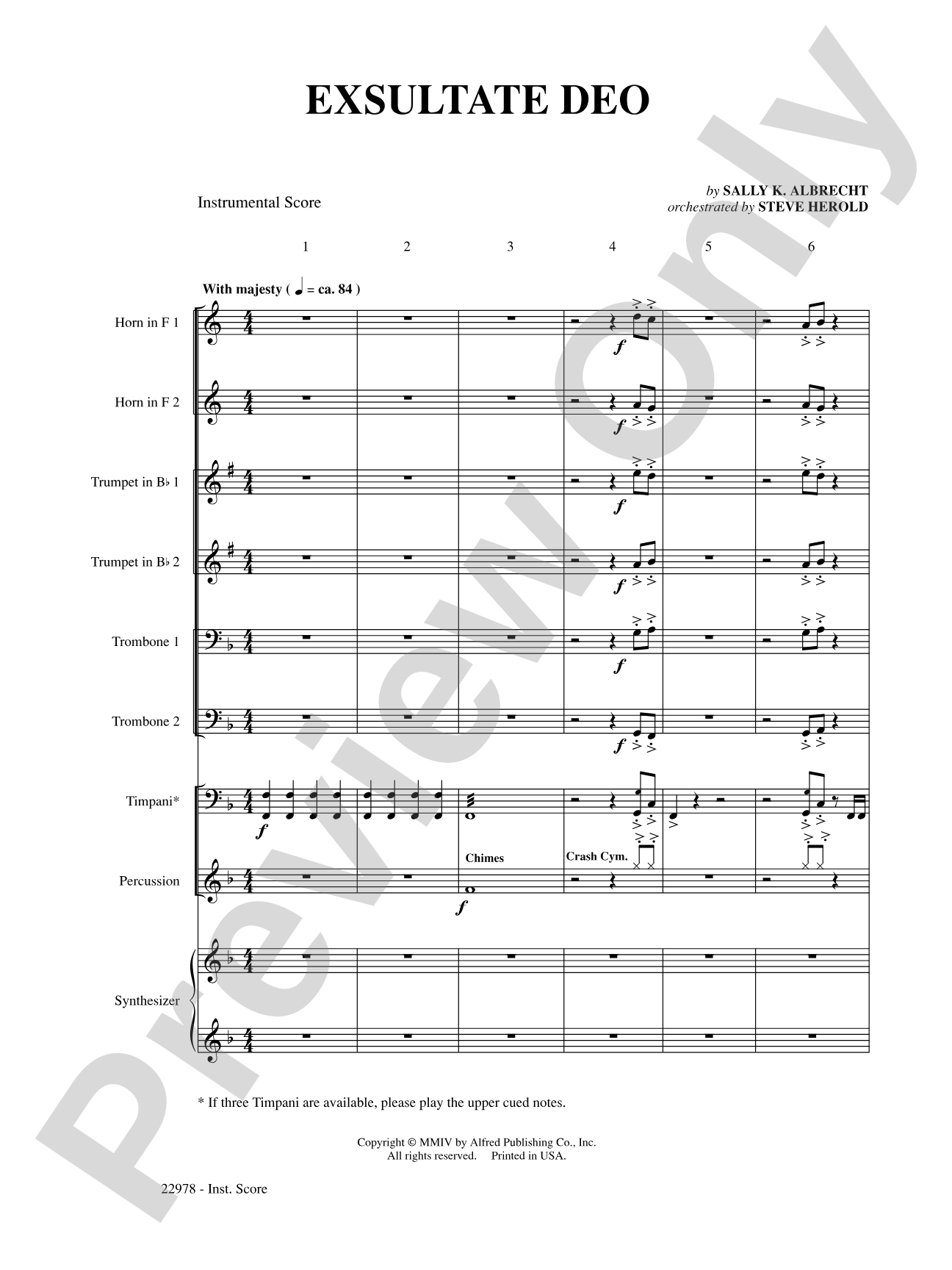 Exsultate Deo: Choral SoundPax