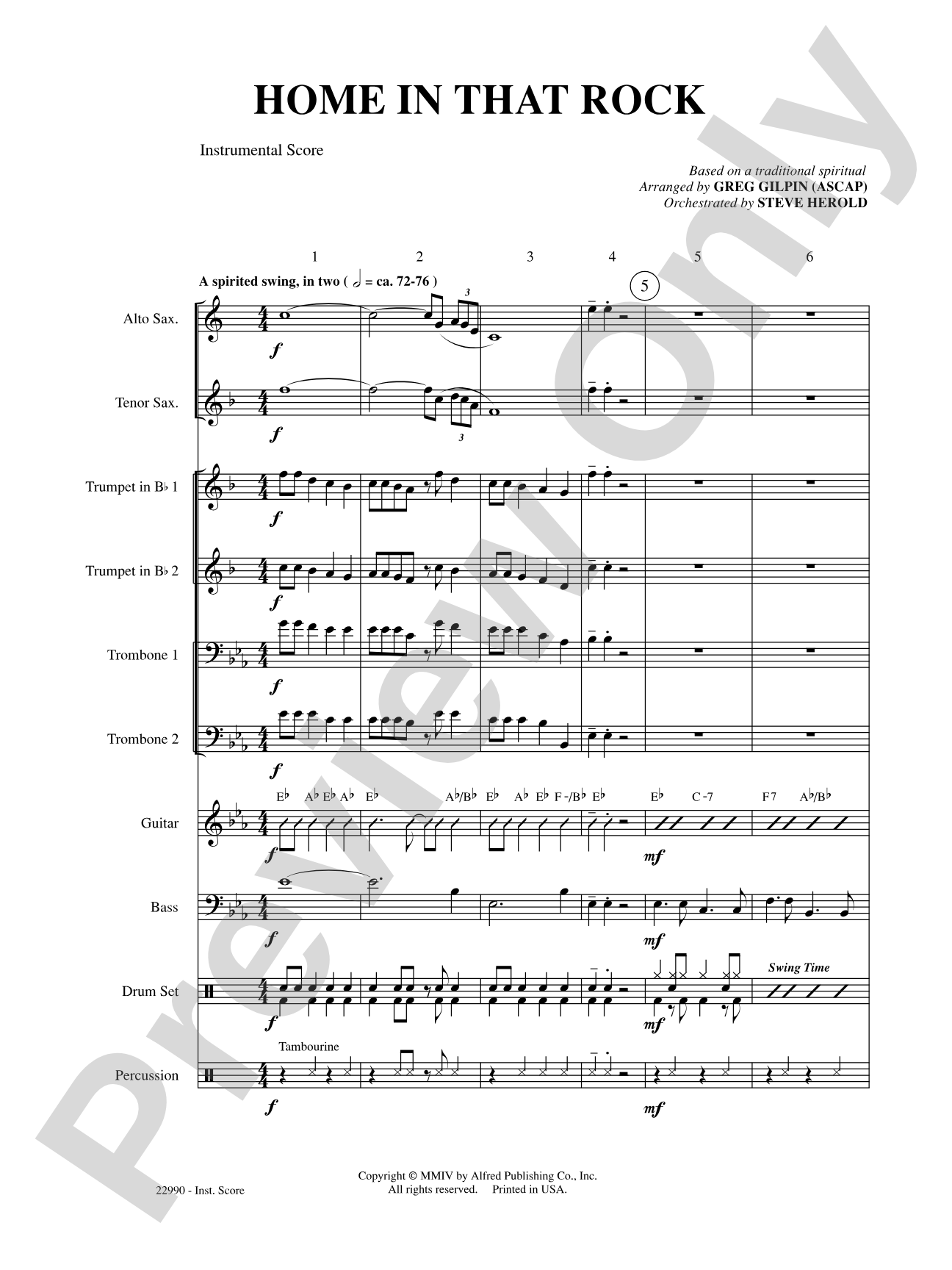 Home in That Rock: Choral SoundPax