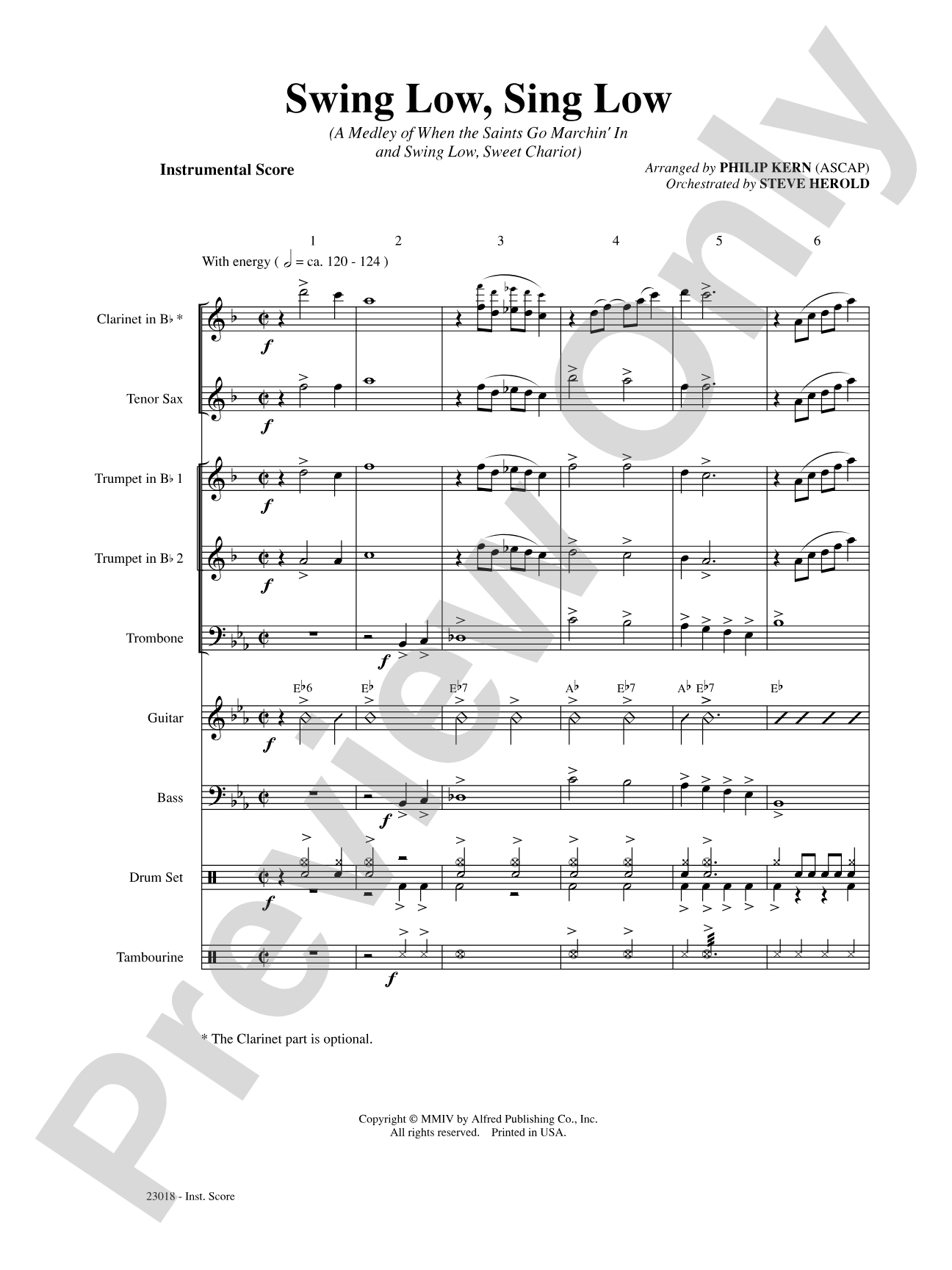 Swing Low, Sing Low: Choral SoundPax