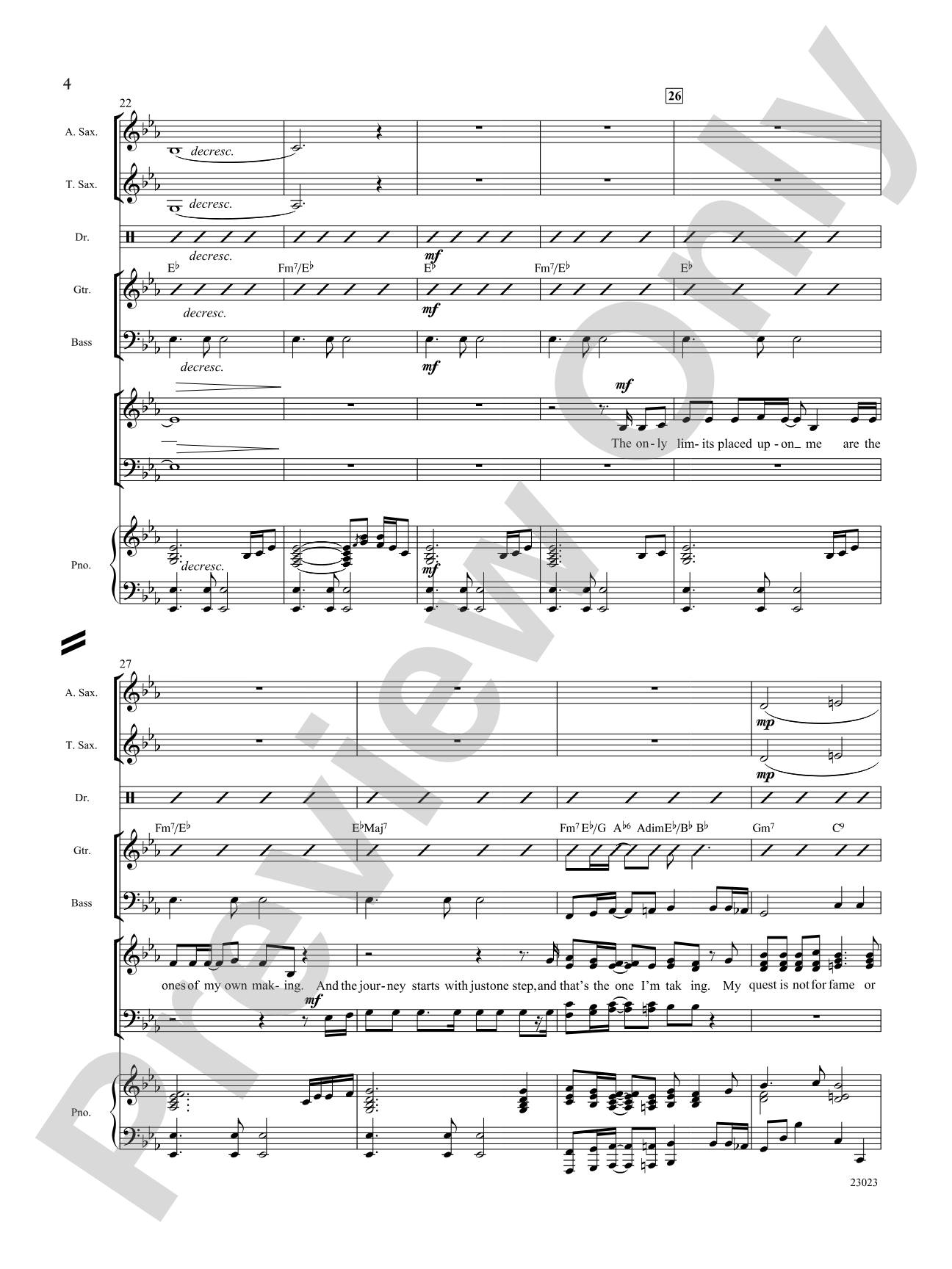 The Journey: Score: Choral SoundPax