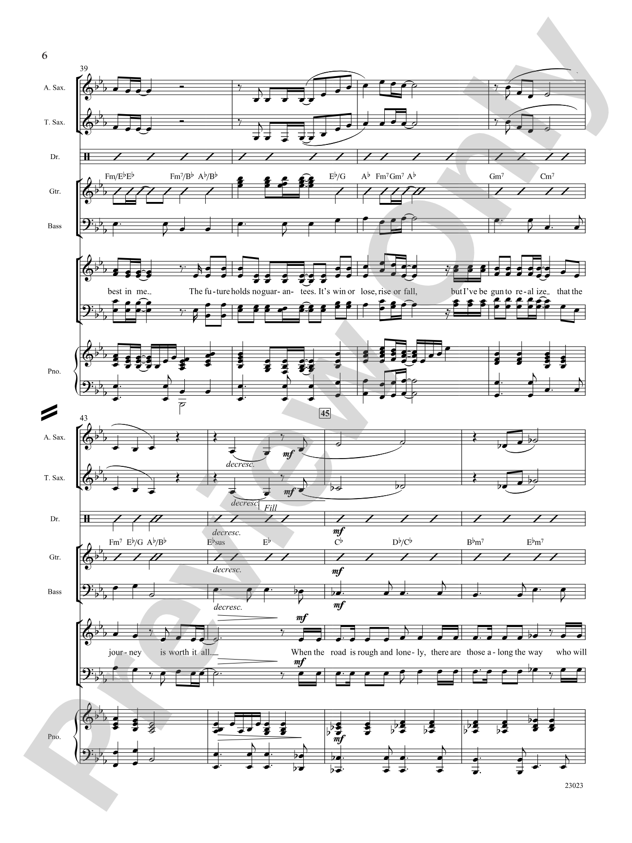 The Journey: Score: Choral SoundPax